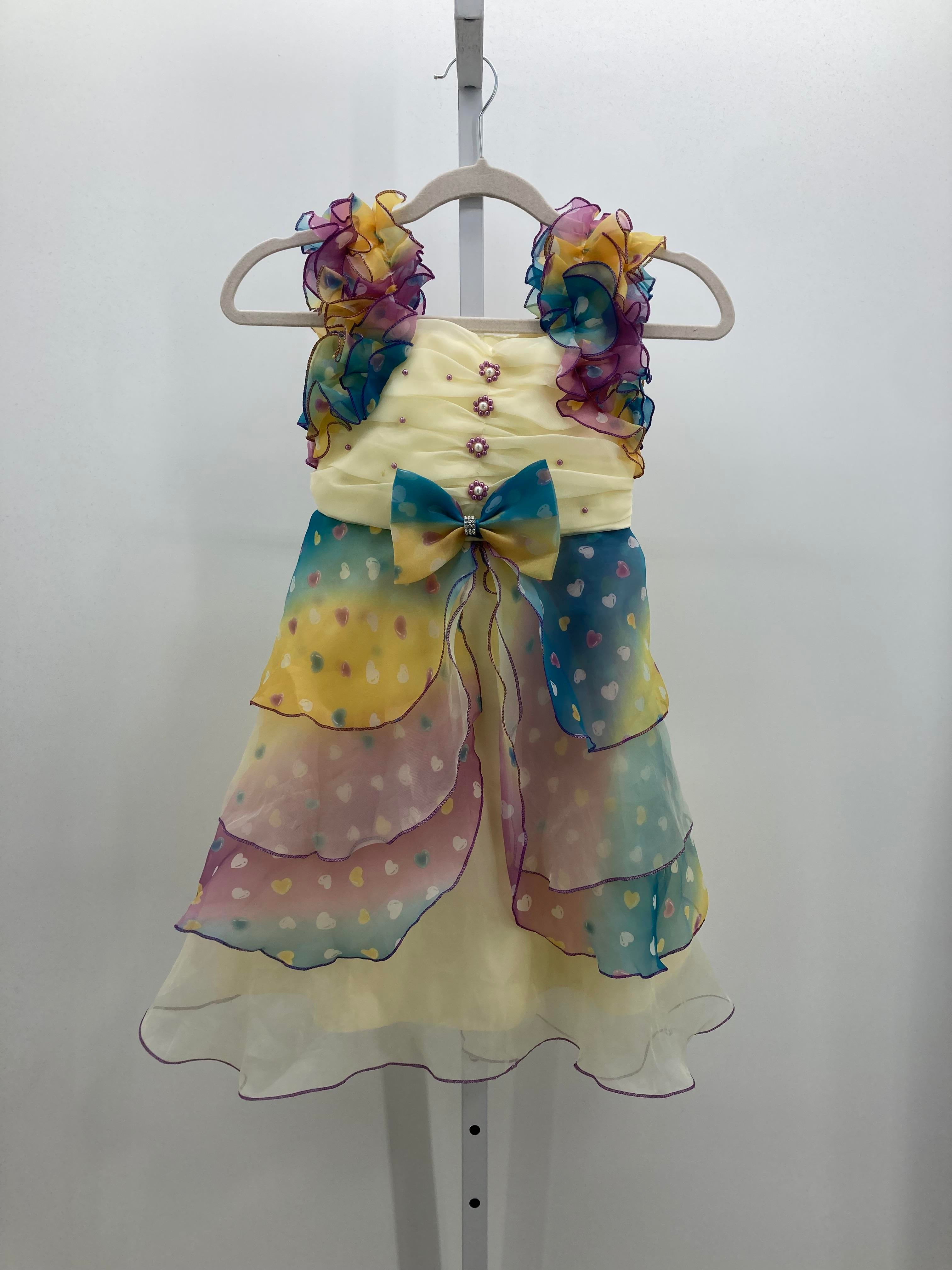 Size 6-7 Girls Sleeveless Dress