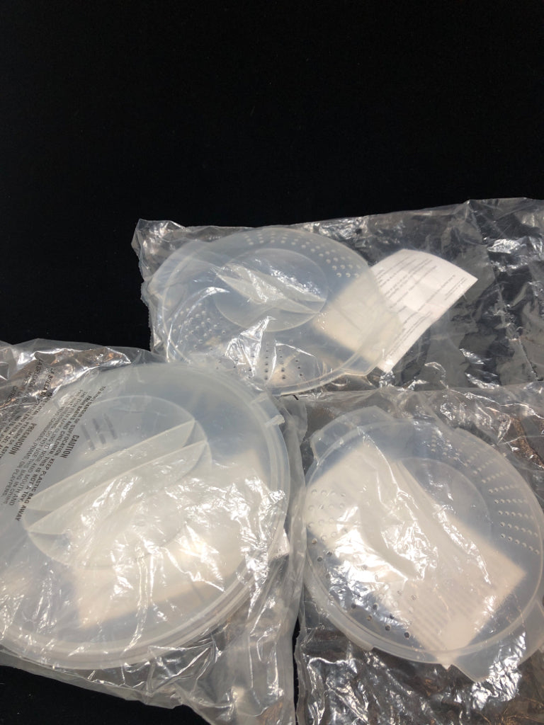 NIP 7PC MICRO COOKER BOWLS W/LIDS SET