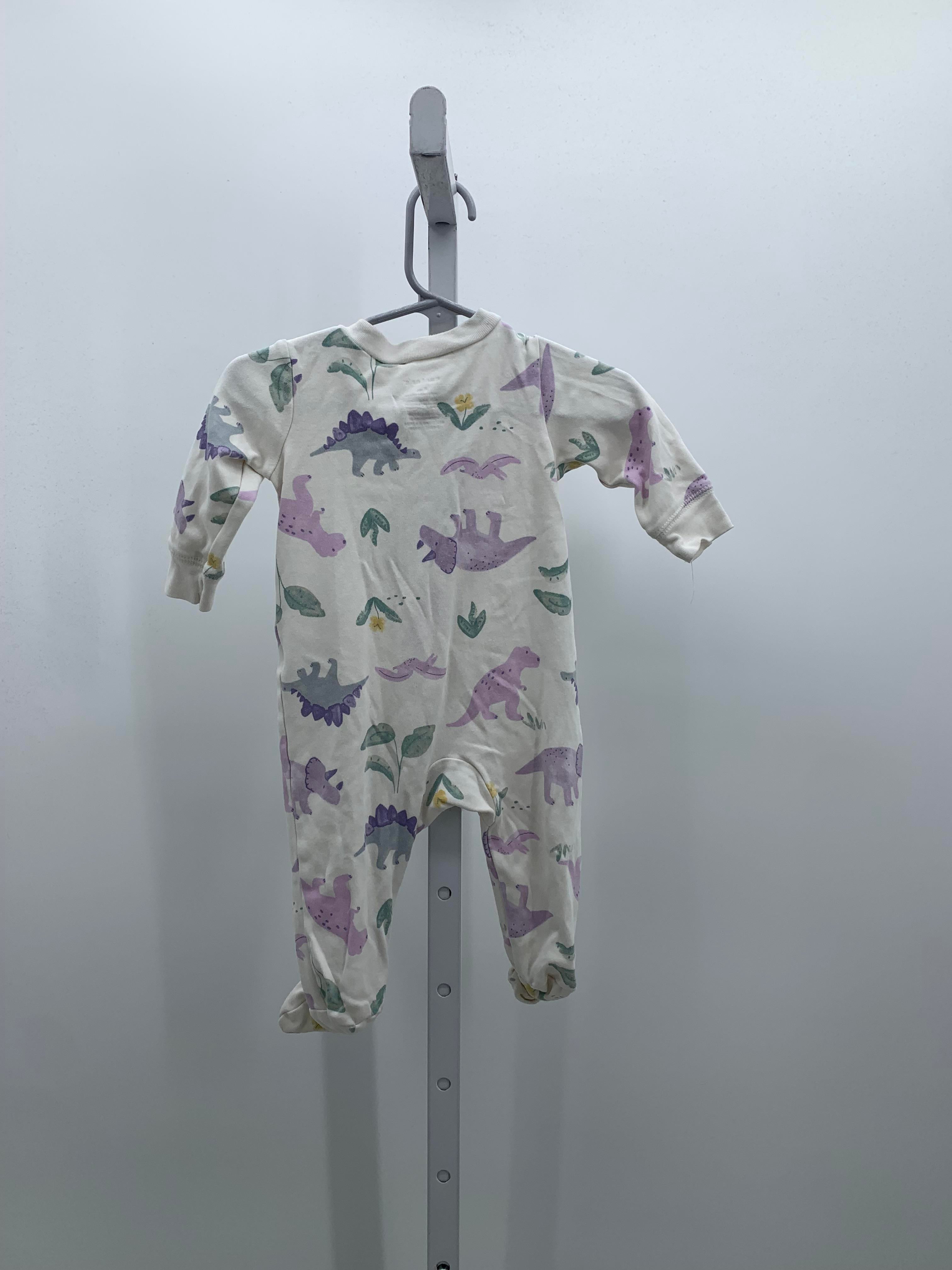 Carters Size 6 Months Girls Long Slv. Romper