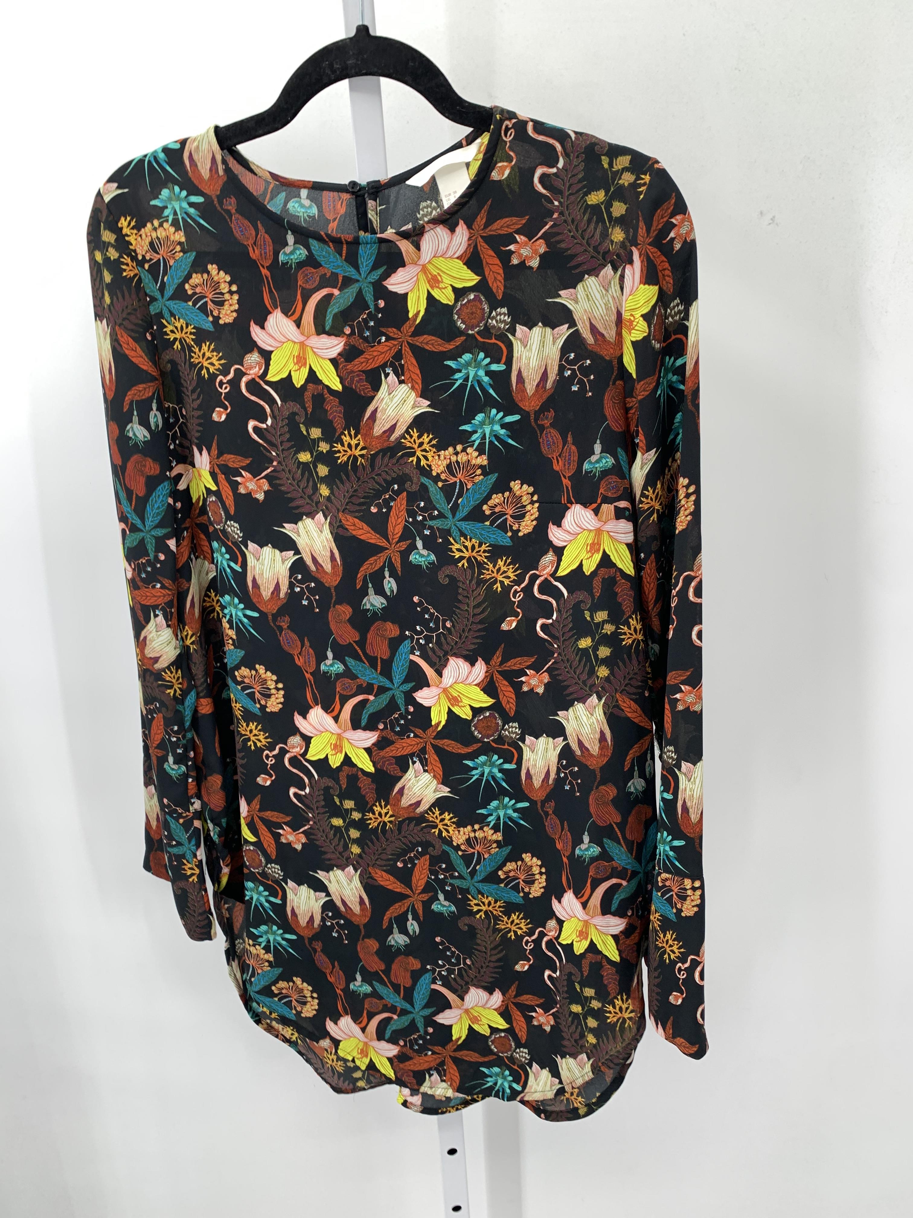 H&M Size 8 Misses Long Sleeve Shirt