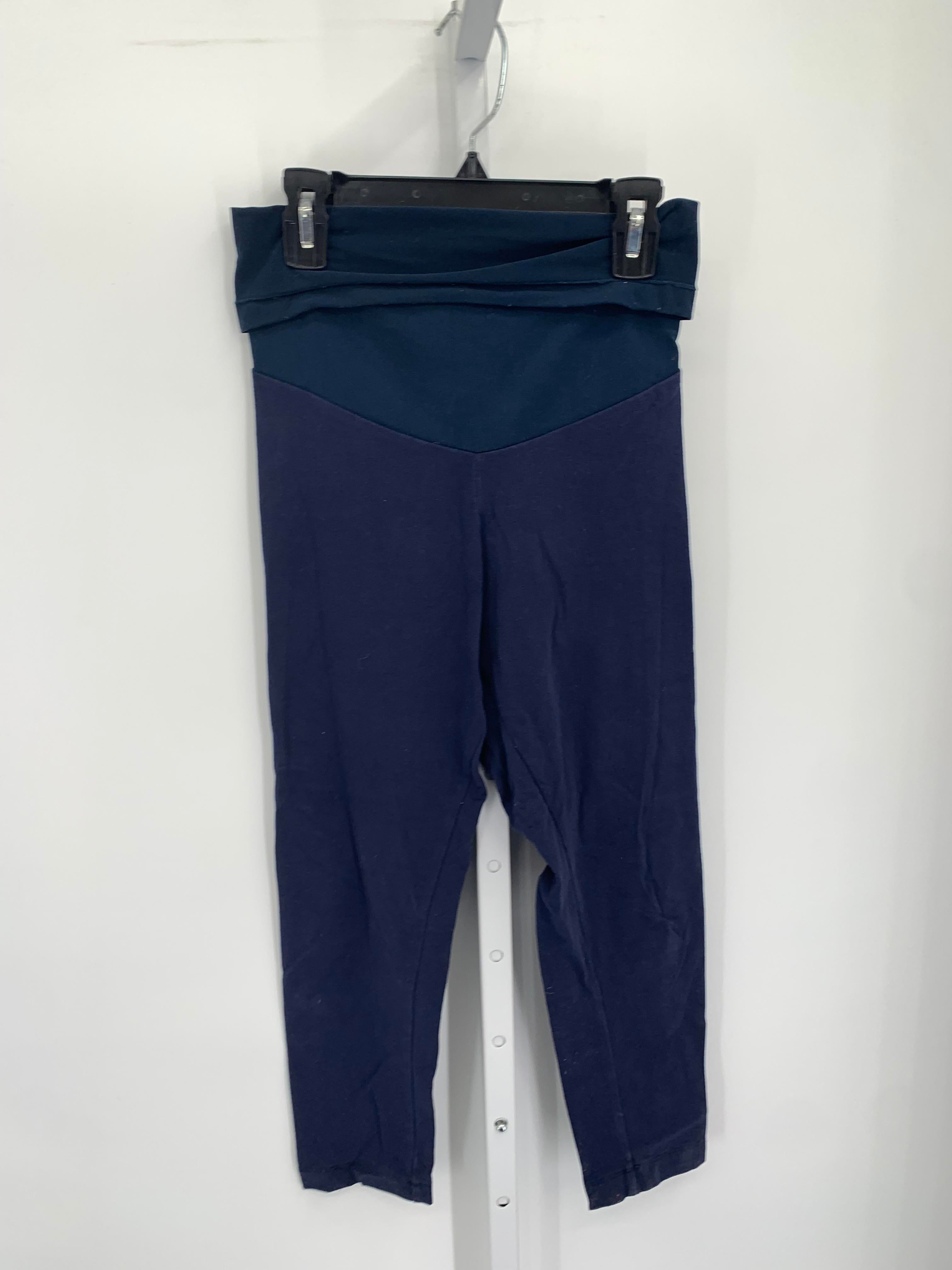 Motherhood Navy Size Small Maternity Capri