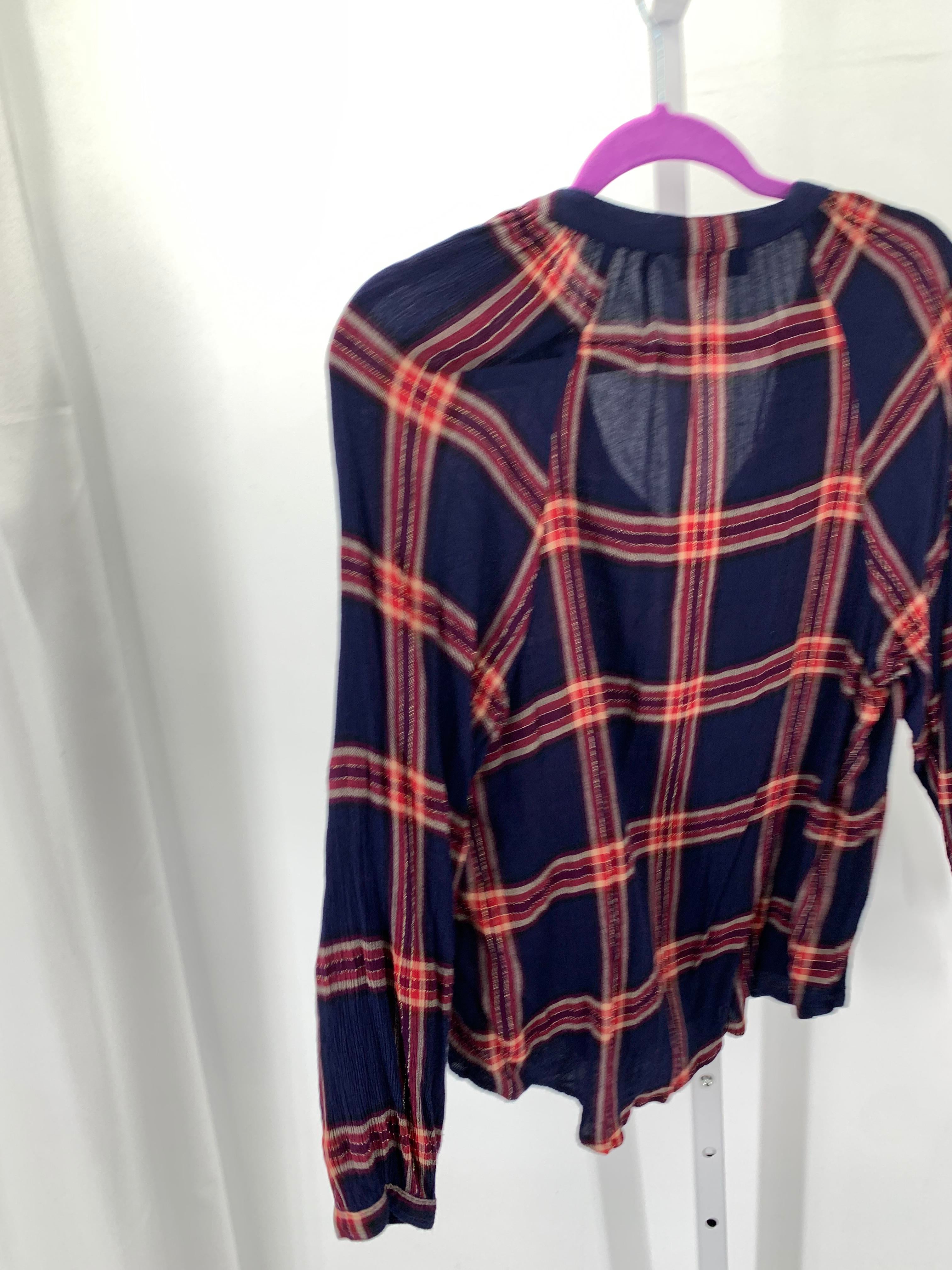 Lucky Brand Size Large Misses 3/4 Sleeve Shirt