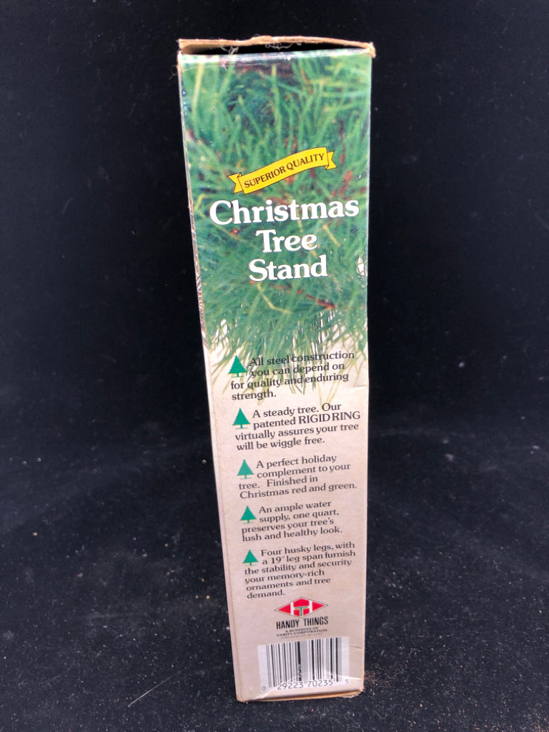 NIB CHRISTMAS TREE STAND.