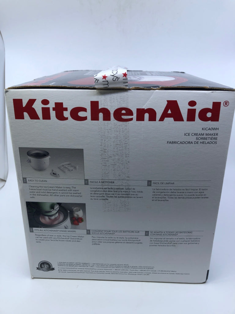NEW ICE CREAM MAKER ATTACHMENT.