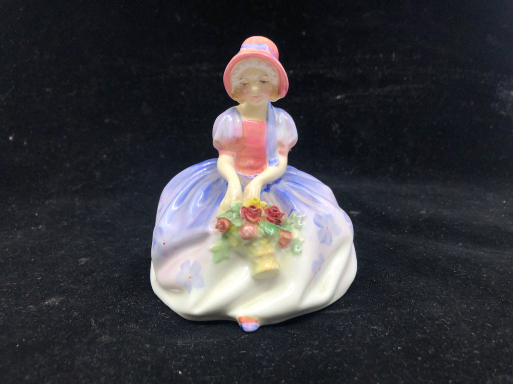 VTG ROYAL DOULTON MONICA SITTING GIRL.