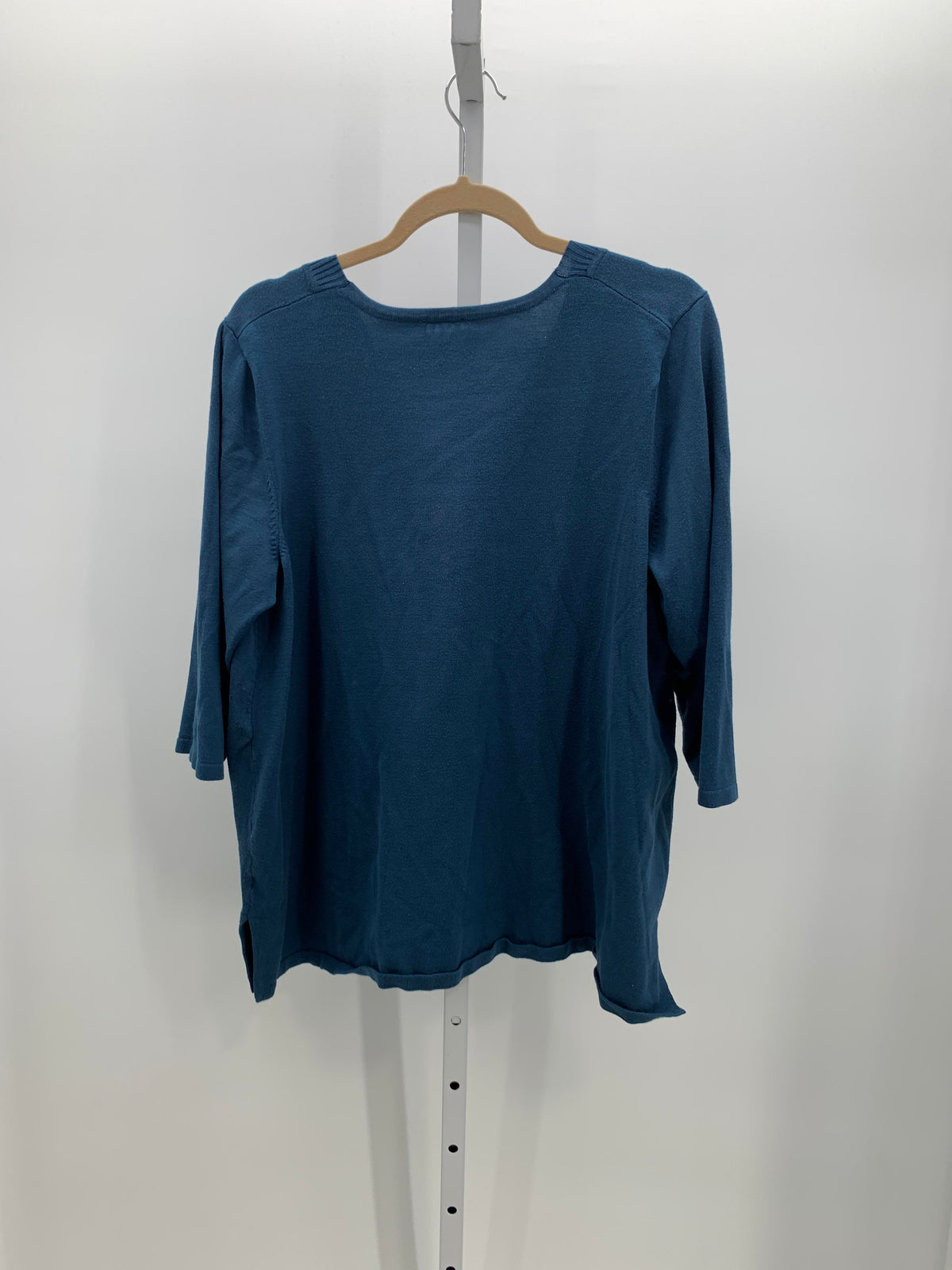 Avenue Size 18/20 W Womens 3/4 Sleeve Sweater
