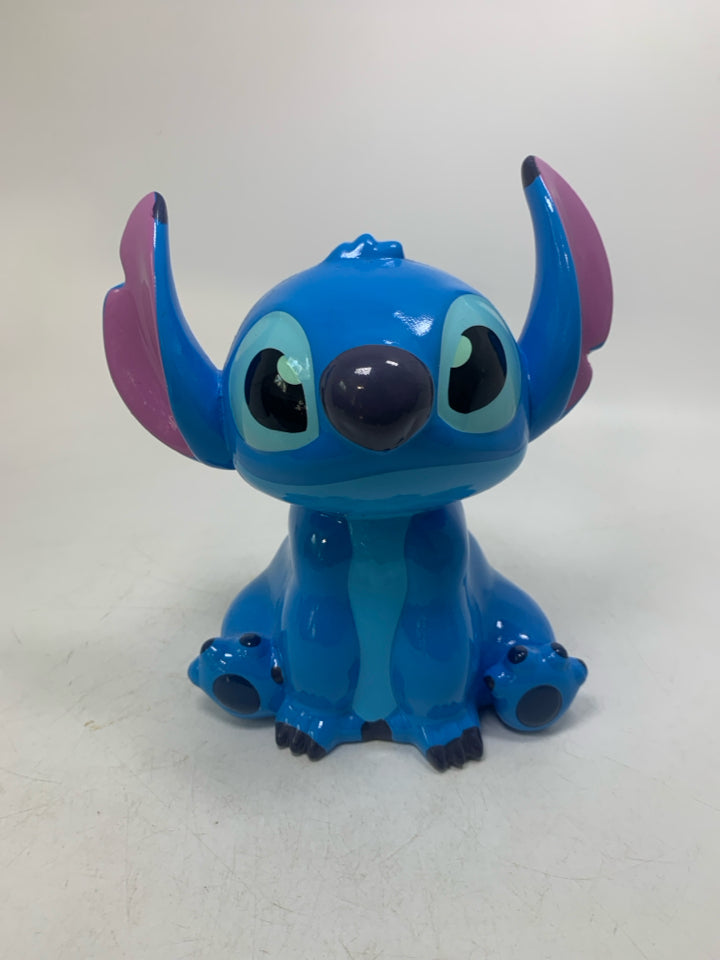 STITCH EARS UP CERAMIC FIGURE COIN PIGGY BANK.