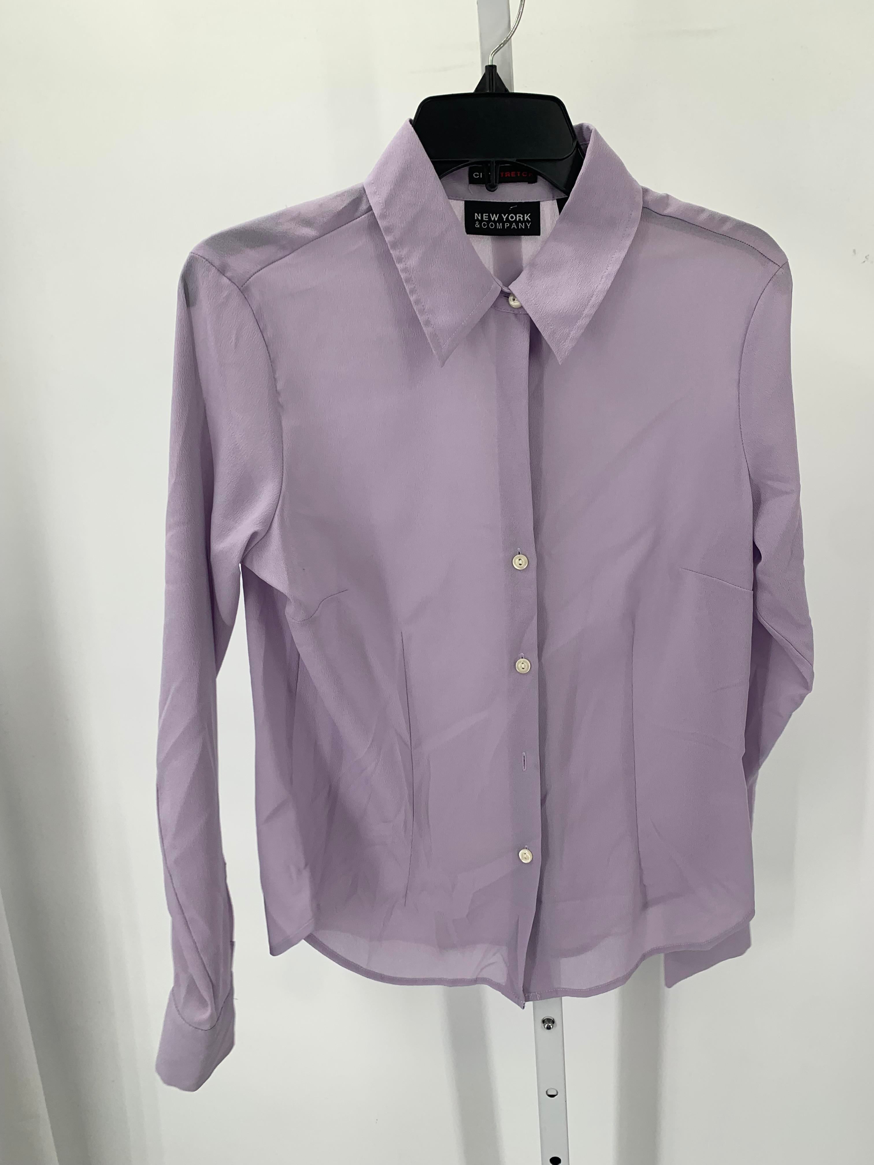 New York & co. Size Medium Misses Long Sleeve Shirt