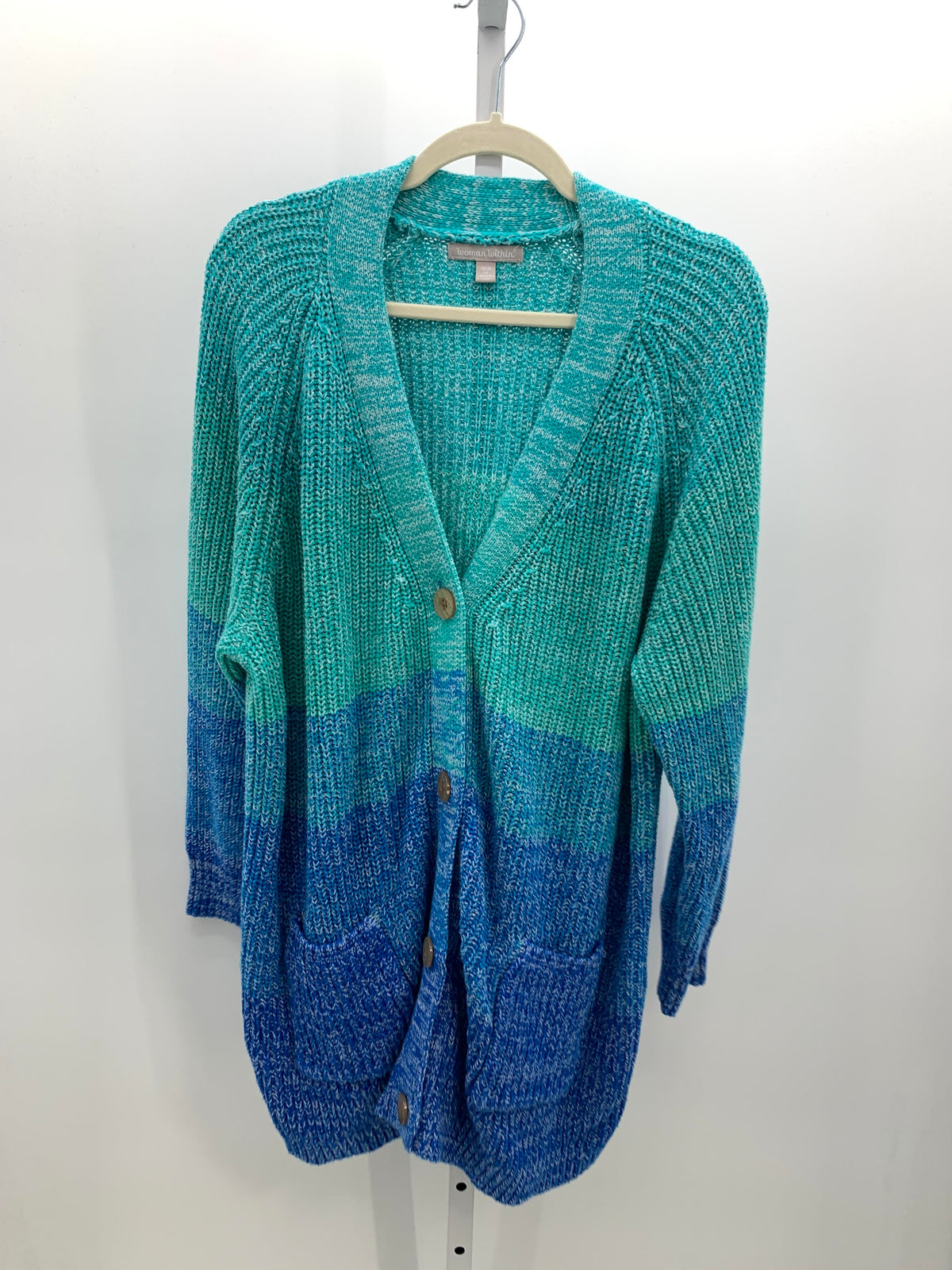 Woman Within Size 2X Womens Long Slv Sweater