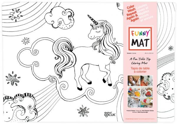 Funny Mat Placemat - Unicorn