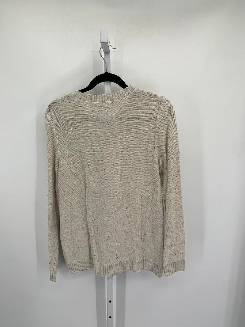 Croft & Barrow Size Medium Misses Long Slv Sweater