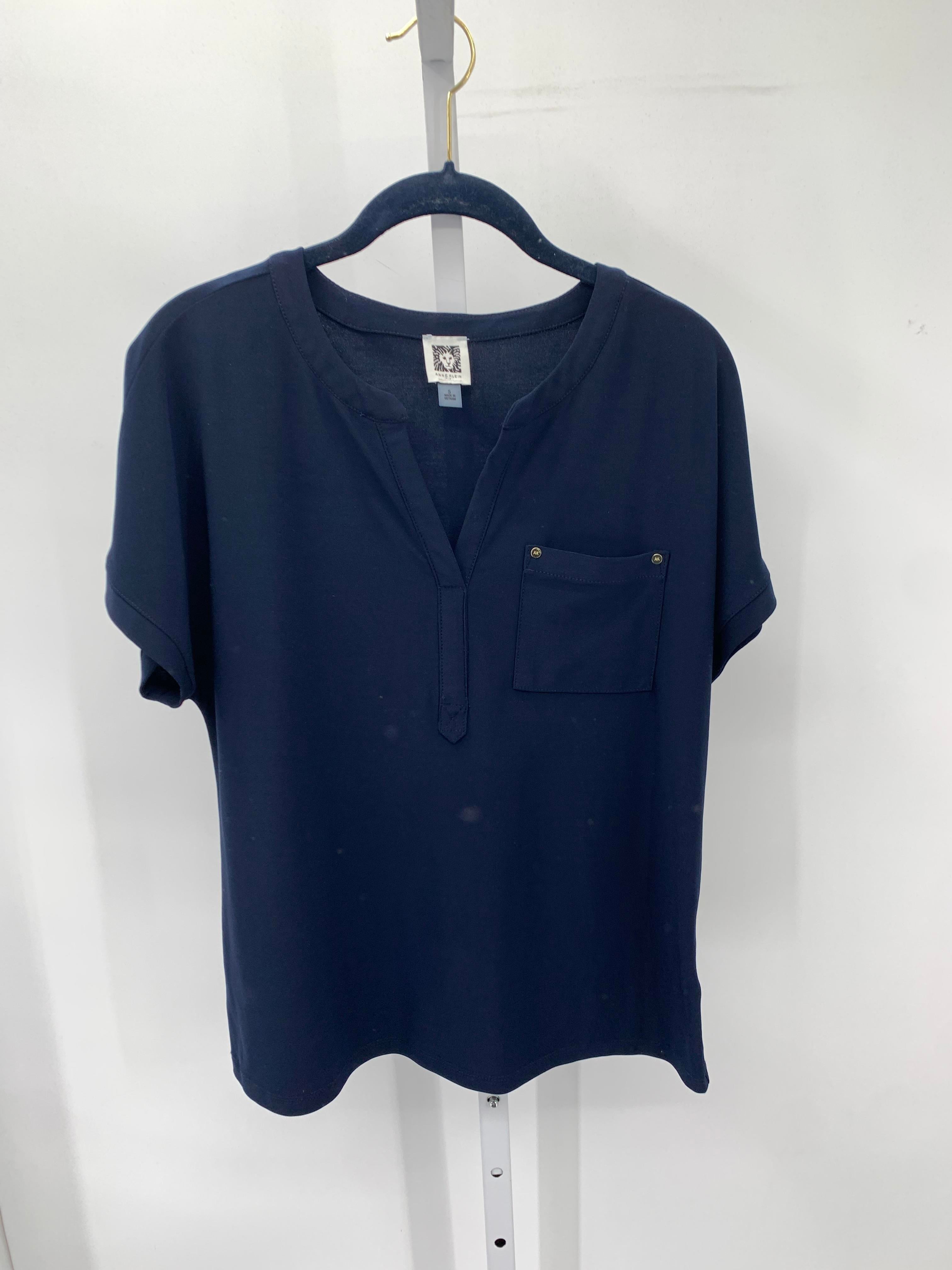 Anne Klein Size Small Misses Short Sleeve Shirt