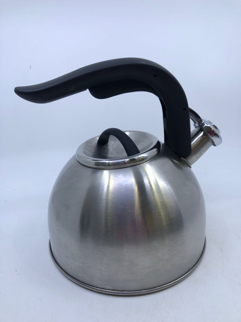 STAINLESS STEEL TEA KETTLE.