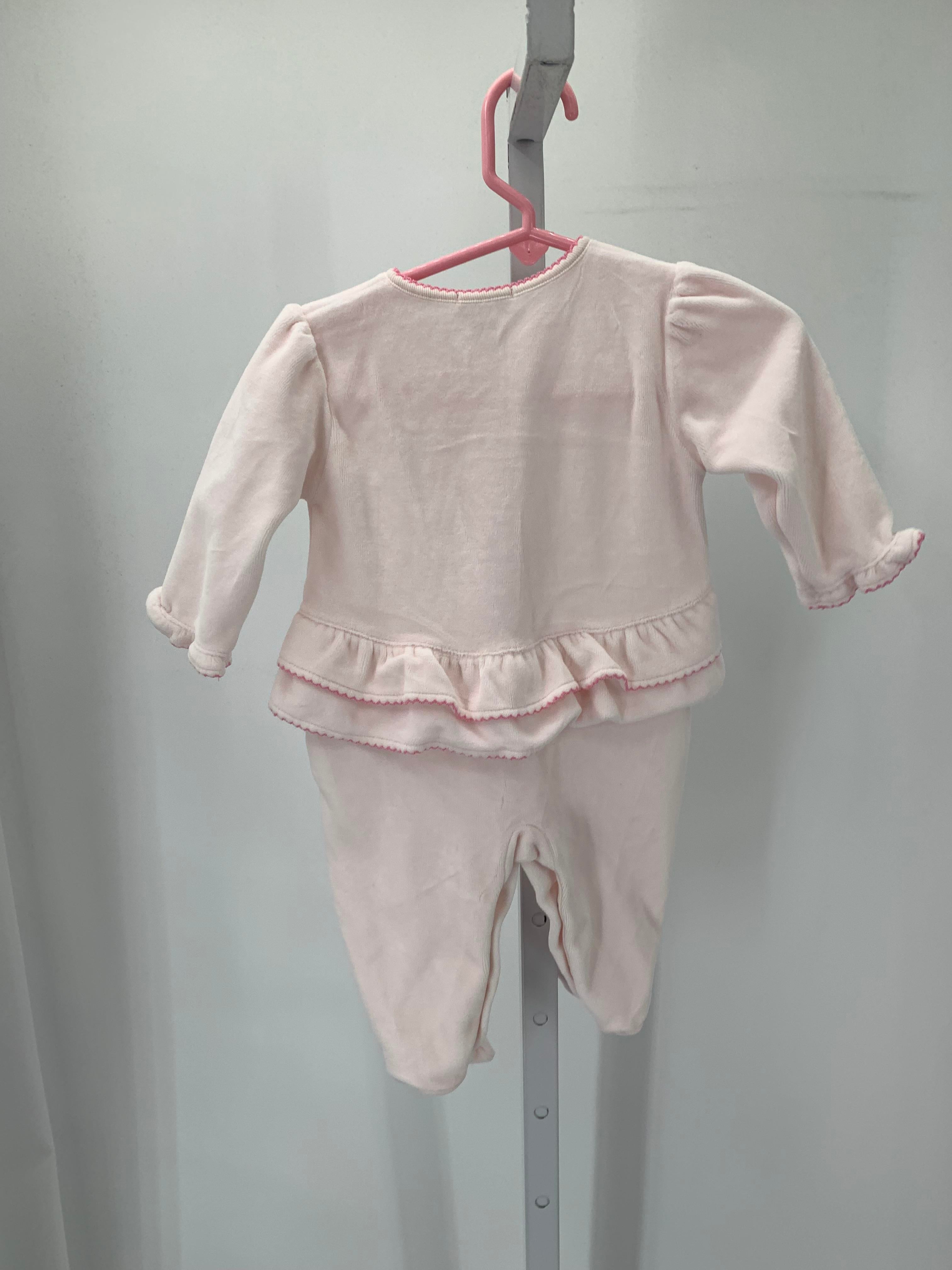 Kissy Kissy Size 6-9 mon Girls Long Slv. Romper