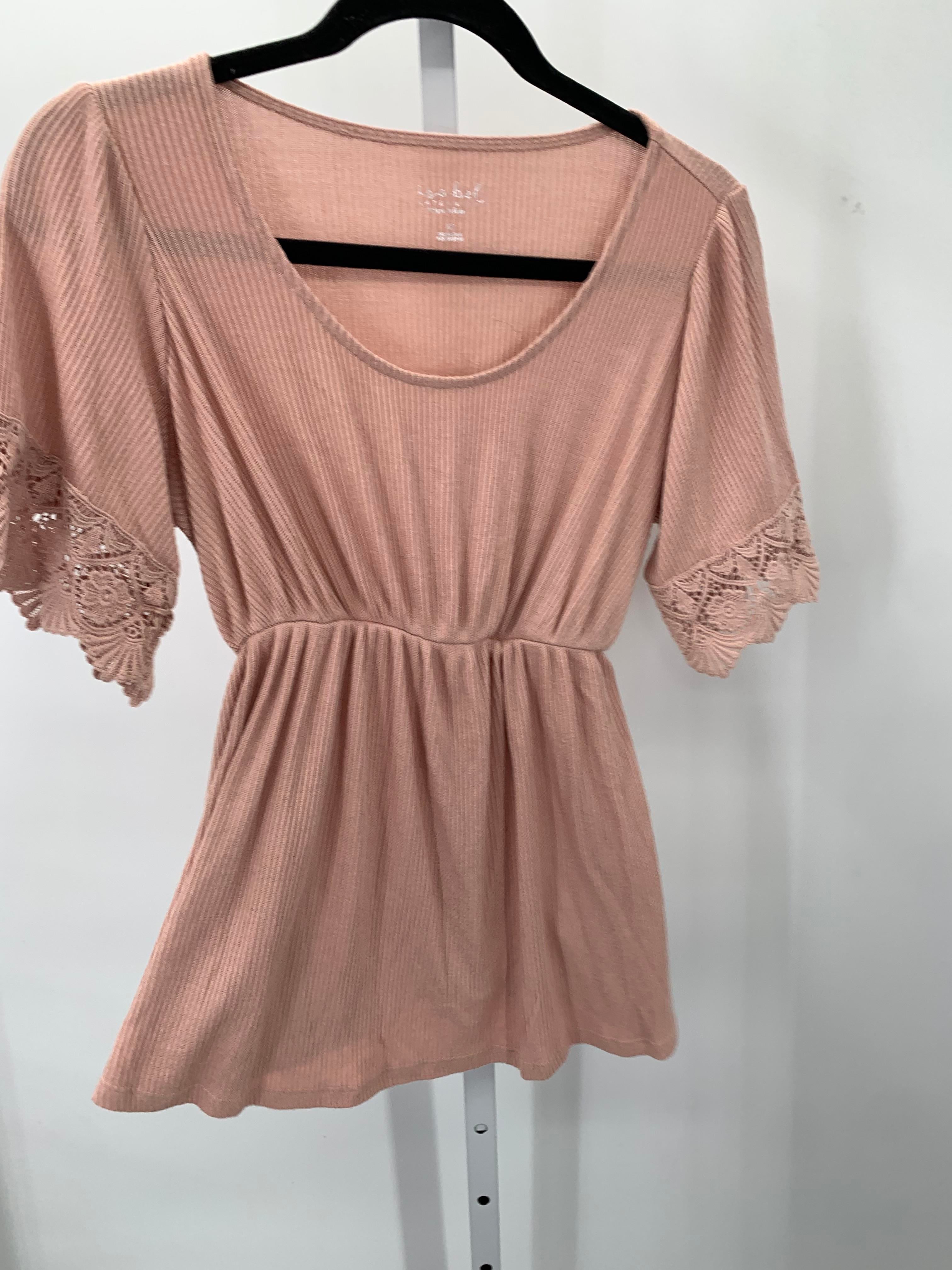 Isabel Pink Size X Small Maternity Short Sleeve Shirt