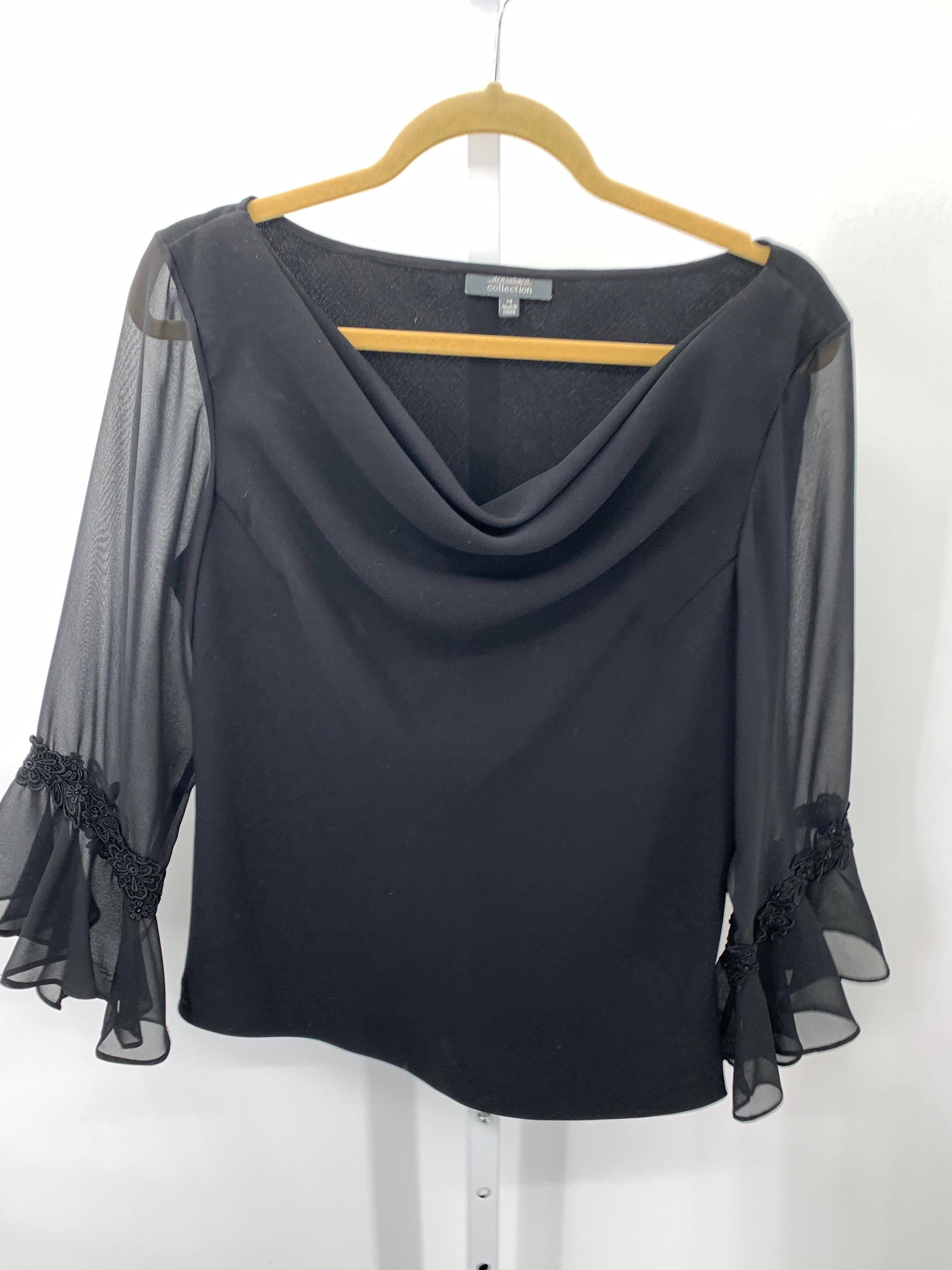 Dressbarn Size 14 Misses 3/4 Sleeve Shirt