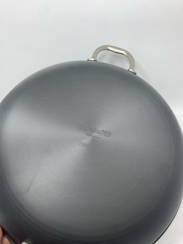CALPHALON NON-STICK EVERYDAY PAN W/LID.