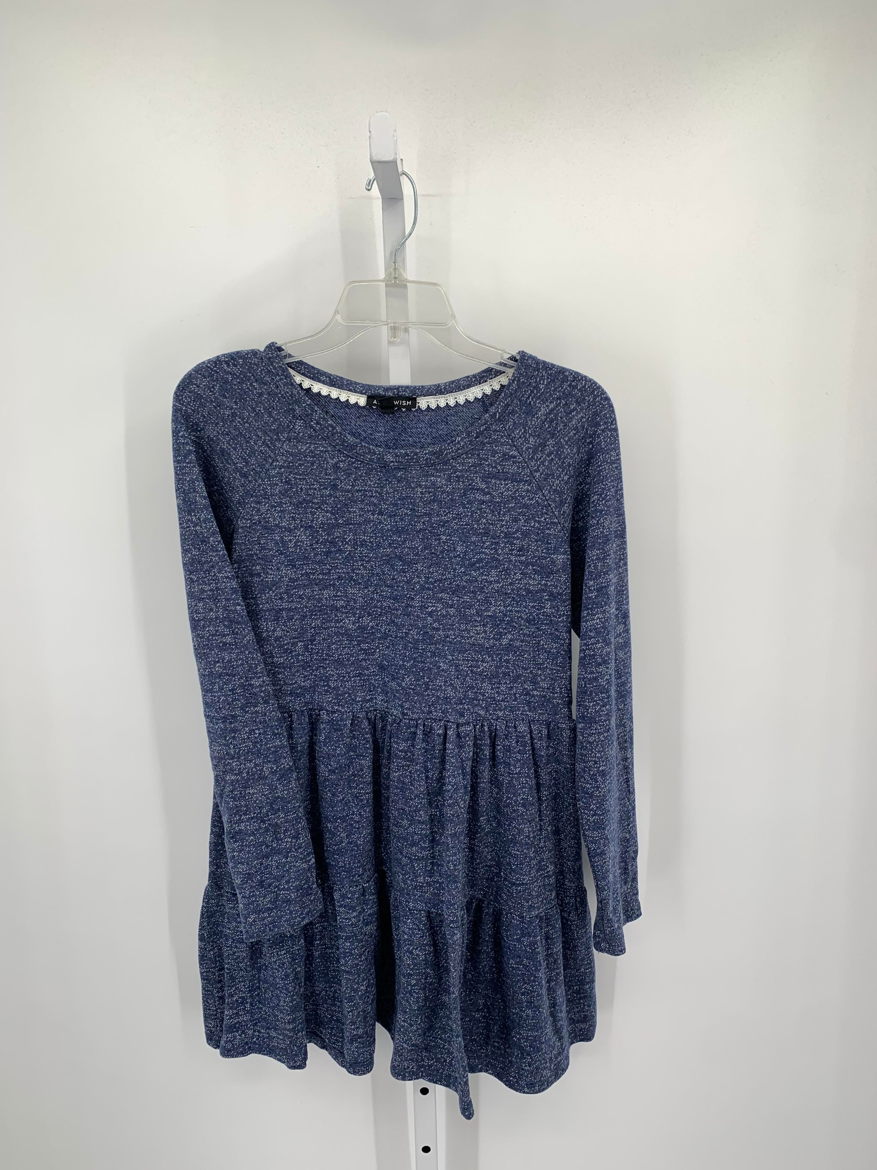 As U Wish Size Large Juniors Long Sleeve Dress