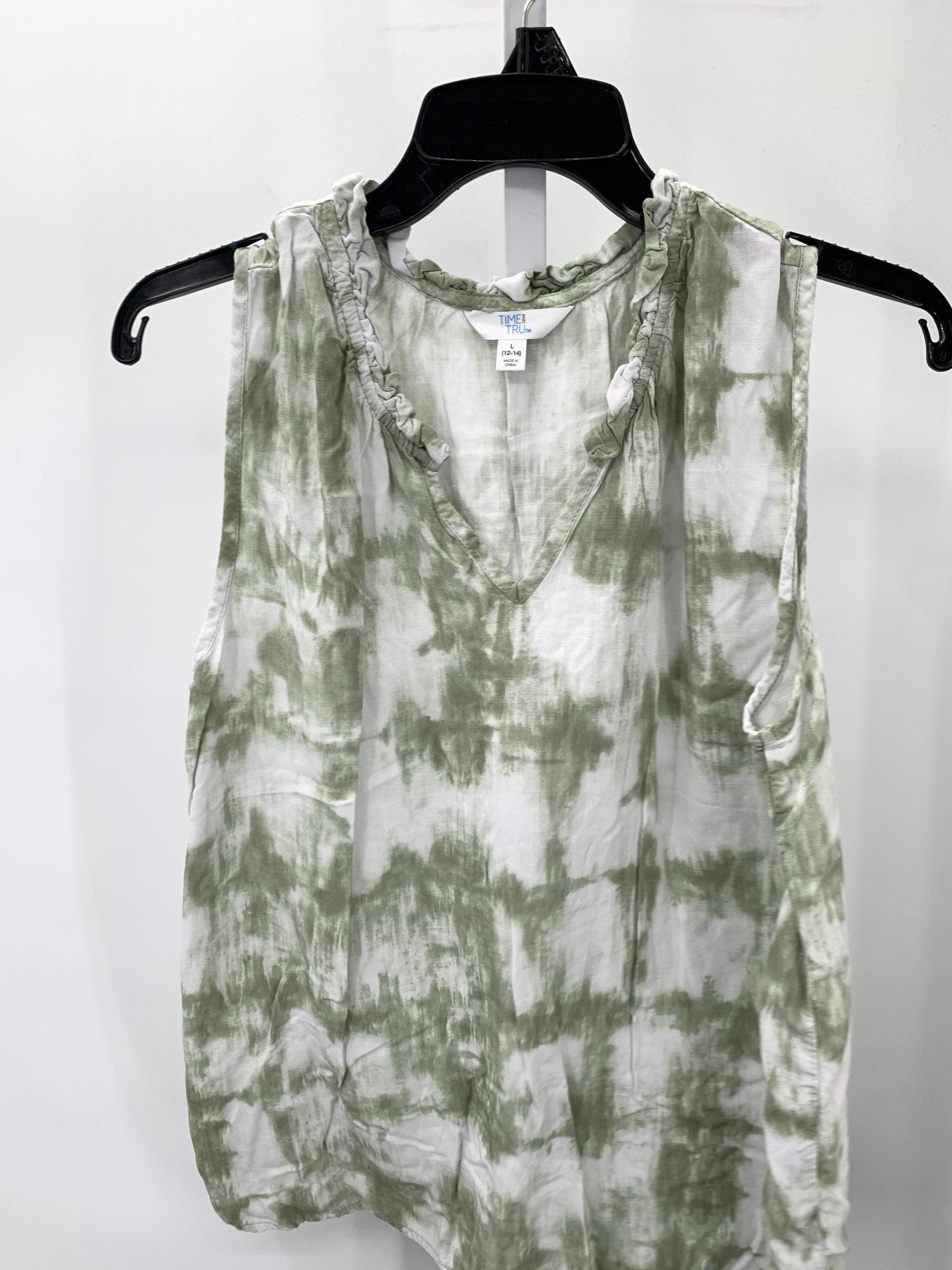 Time and Tru Size Large Misses Sleeveless Shirt