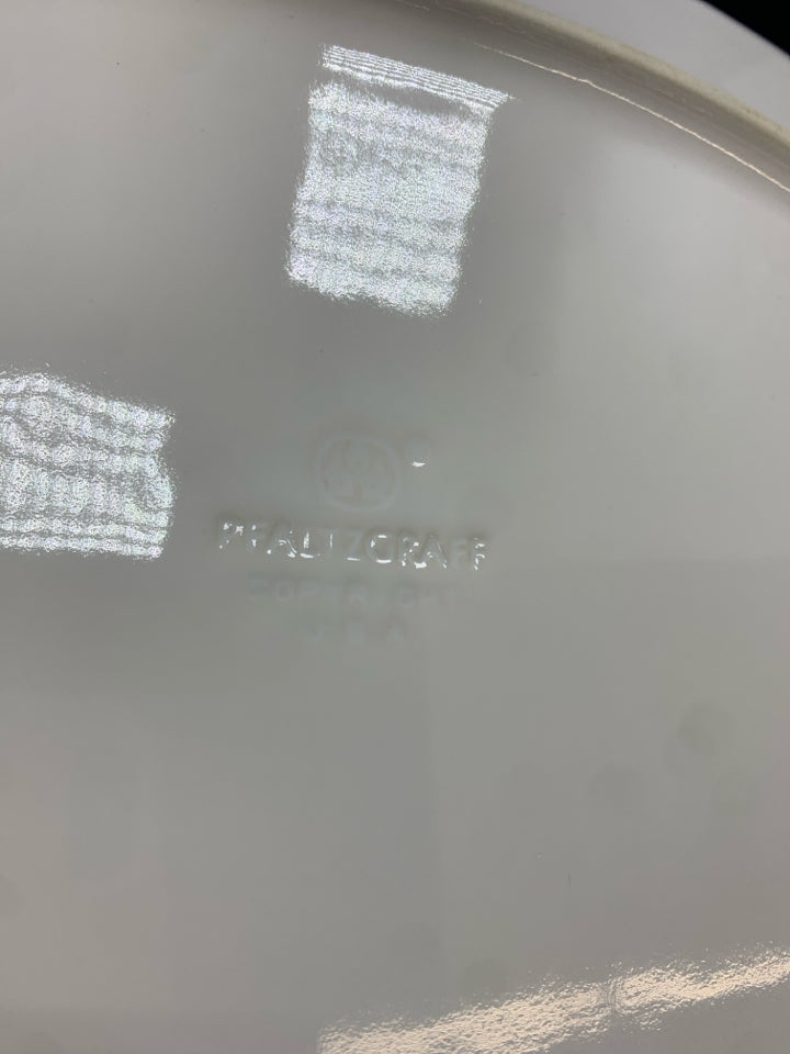 OVAL WHITE PFALTZGRAFF SERVING PLATTER.