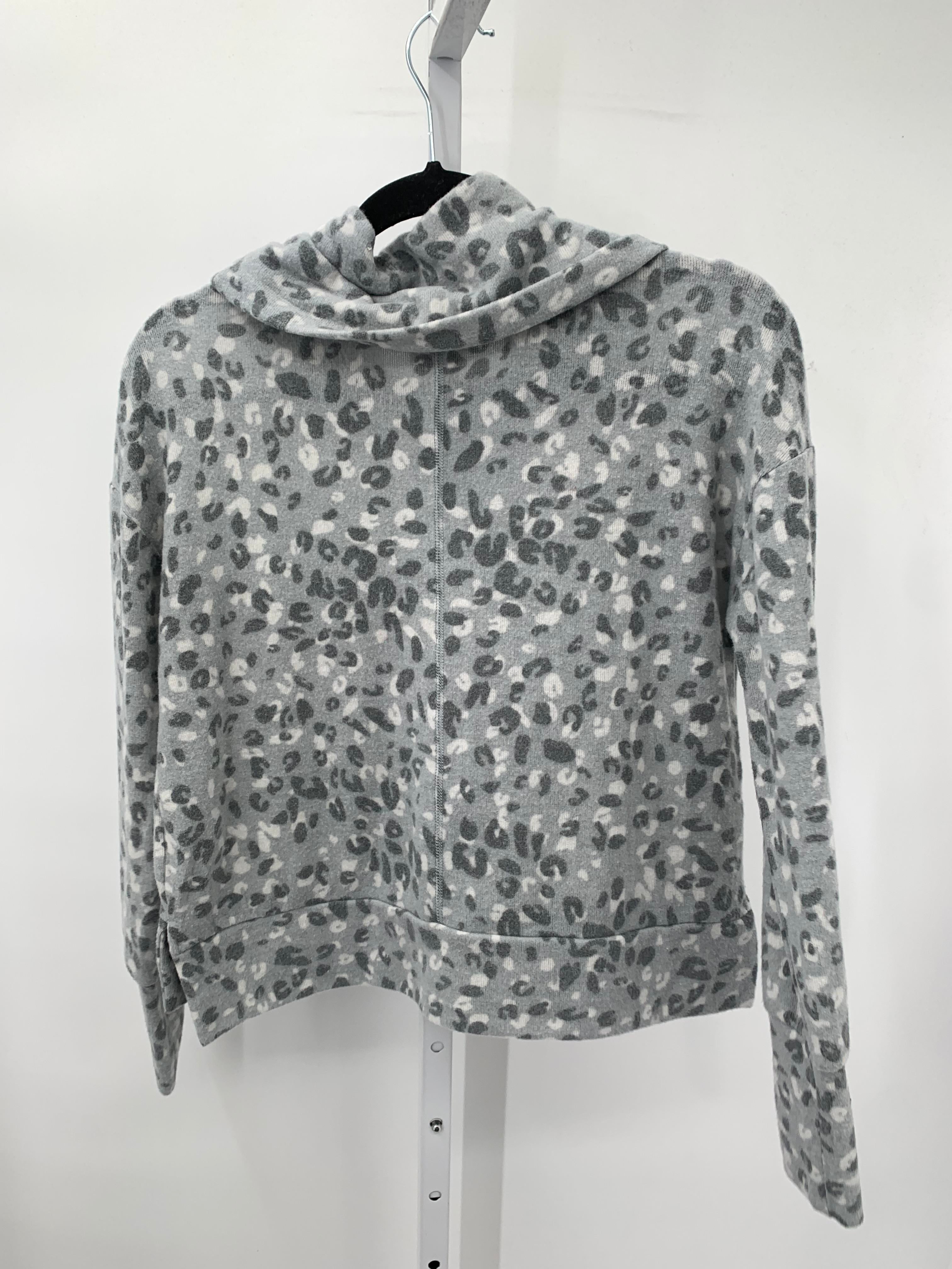 Pink Rose Size X Small Juniors Long Sleeve Sweater