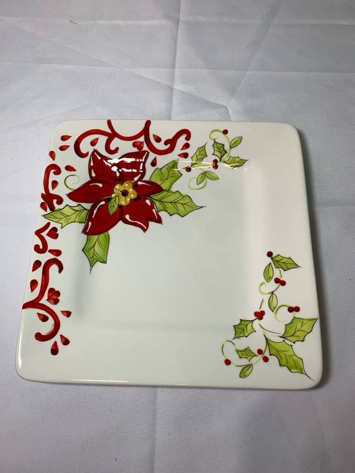 SQUARE POINSETTIA SERVER.