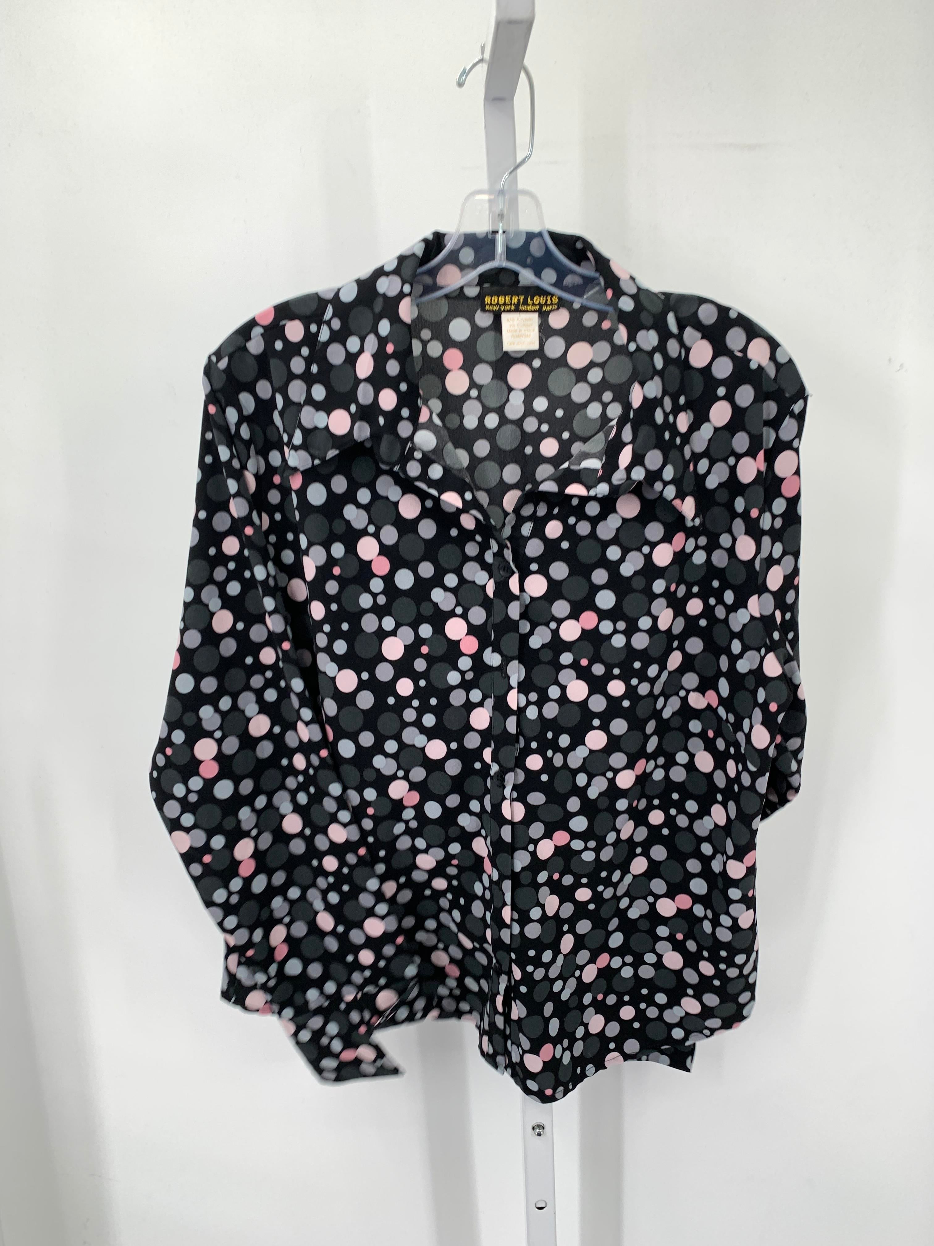 Robert Louis Size Large Misses Long Sleeve Shirt