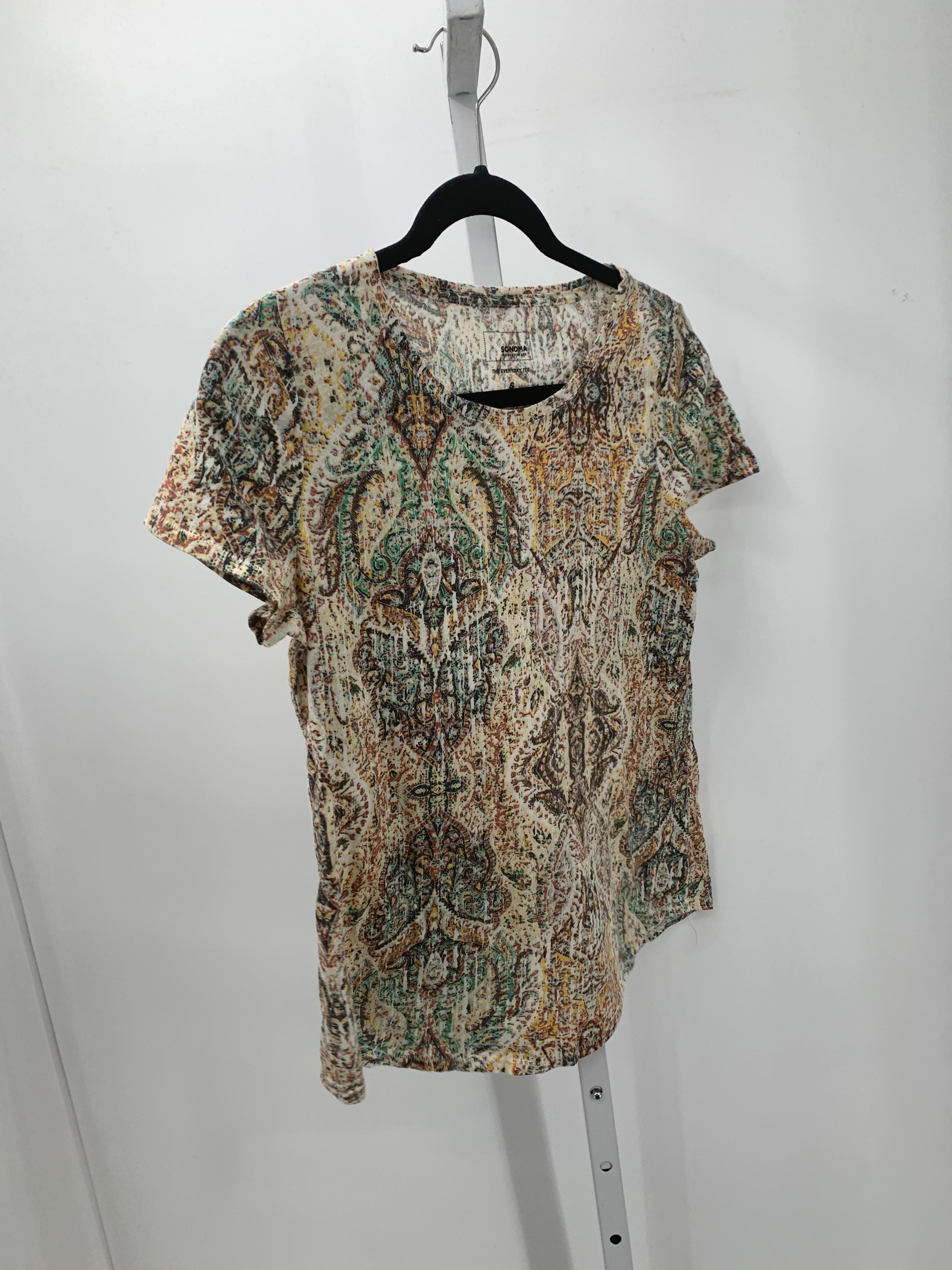 Sonoma Size Small Misses Short Sleeve Shirt