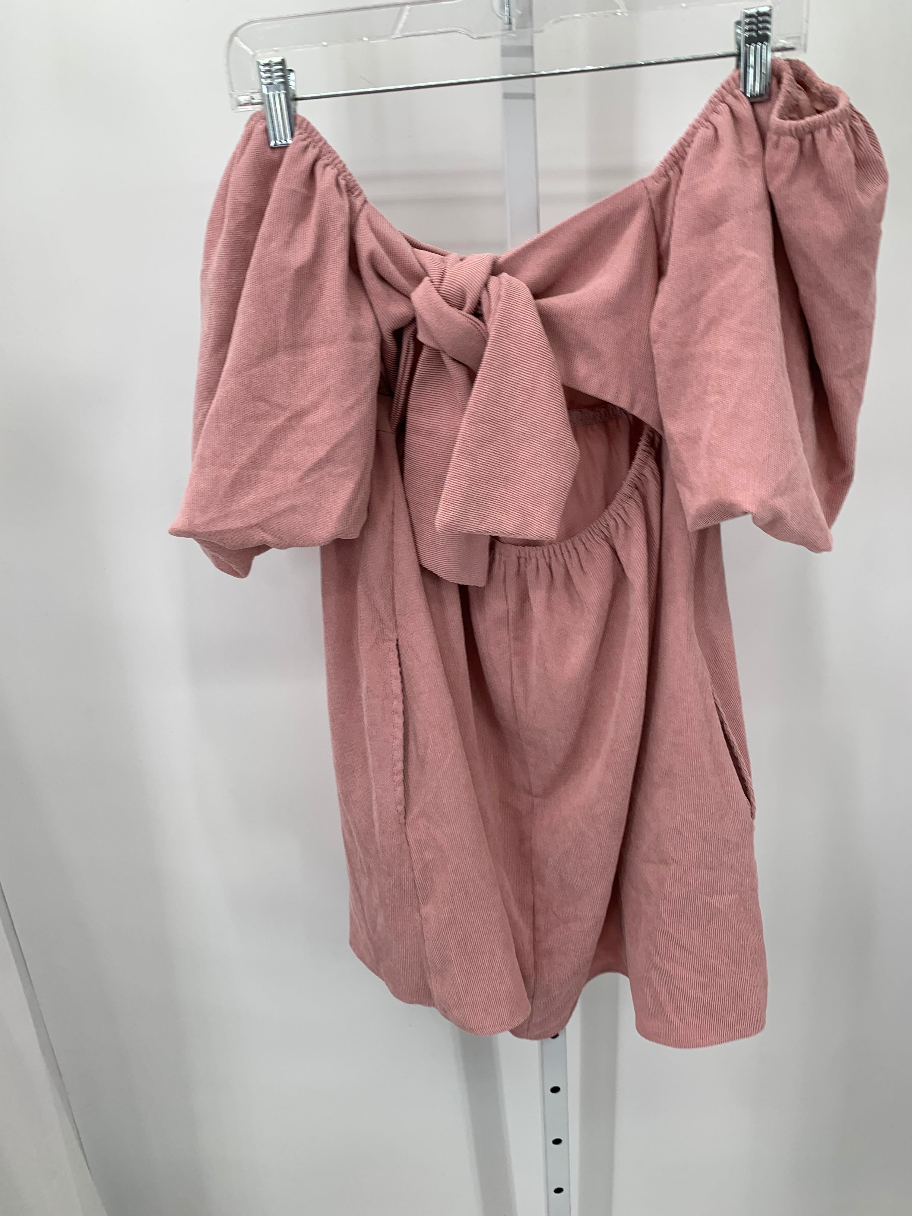Blue Rain Size Medium Juniors Short Sleeve Dress