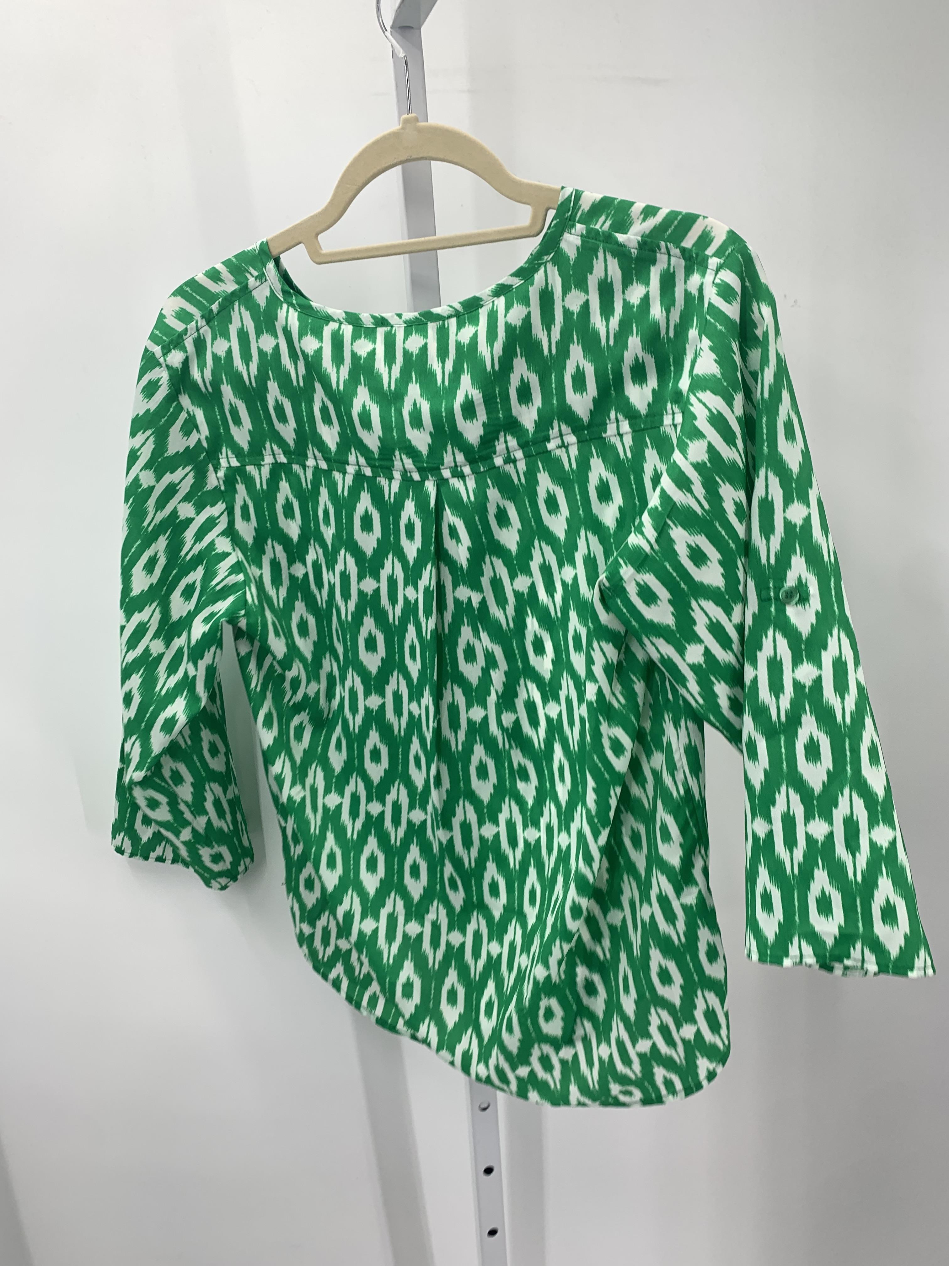 Collective Concepts Size Medium Misses 3/4 Sleeve Shirt