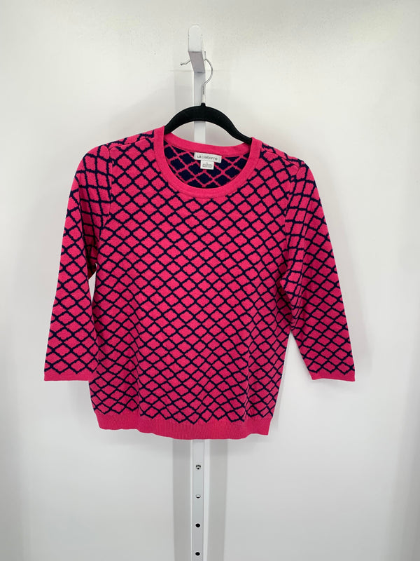 Liz Claiborne Size Large Misses 3/4 Sleeve Sweater