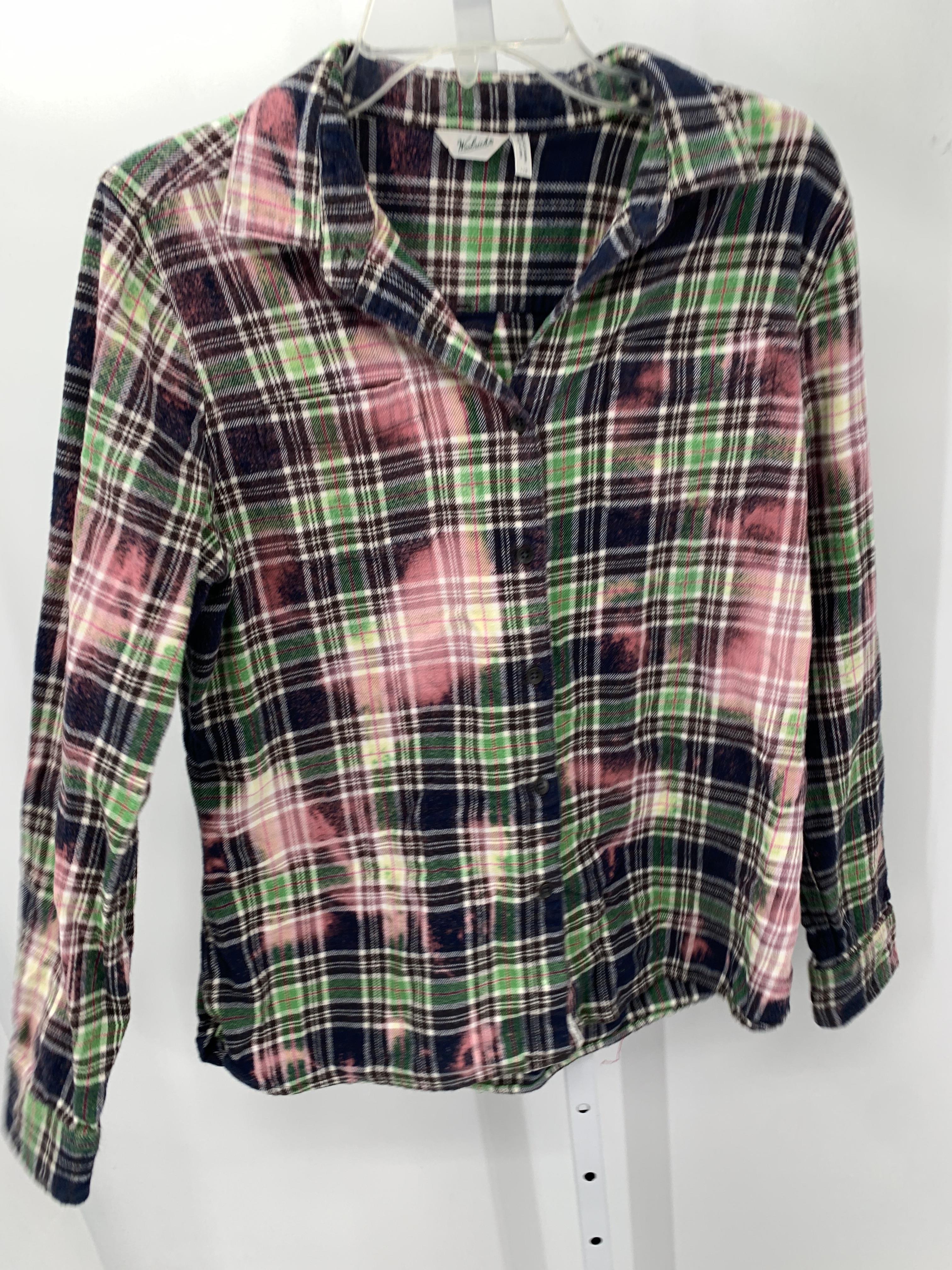 Woolrich Size Large Misses Long Sleeve Shirt