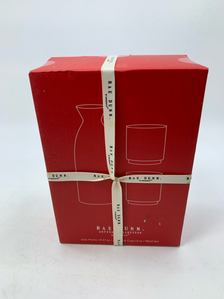 NIB 3PC SAKE SET.