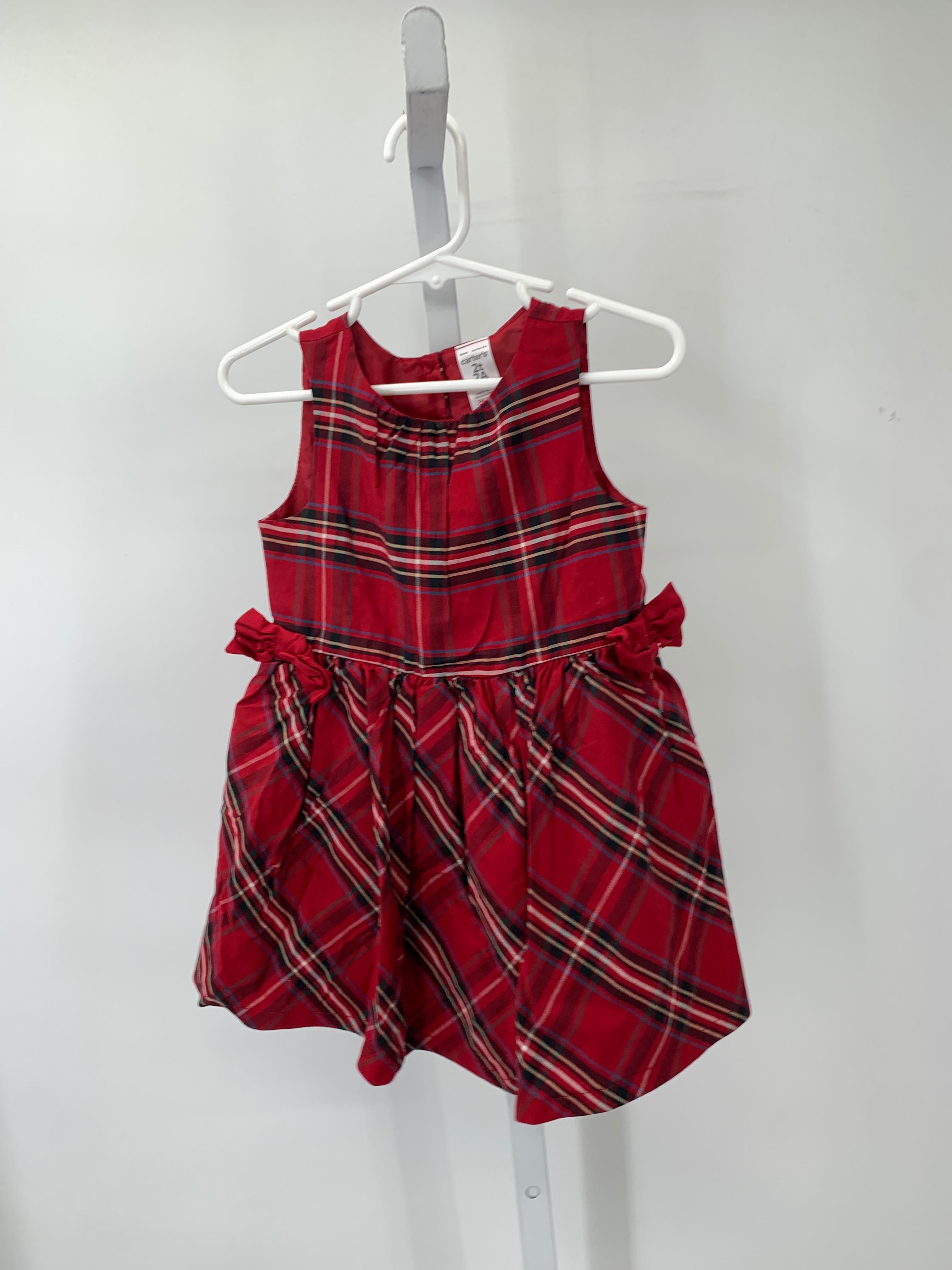 Carters Size 2T Girls Sleeveless Dress