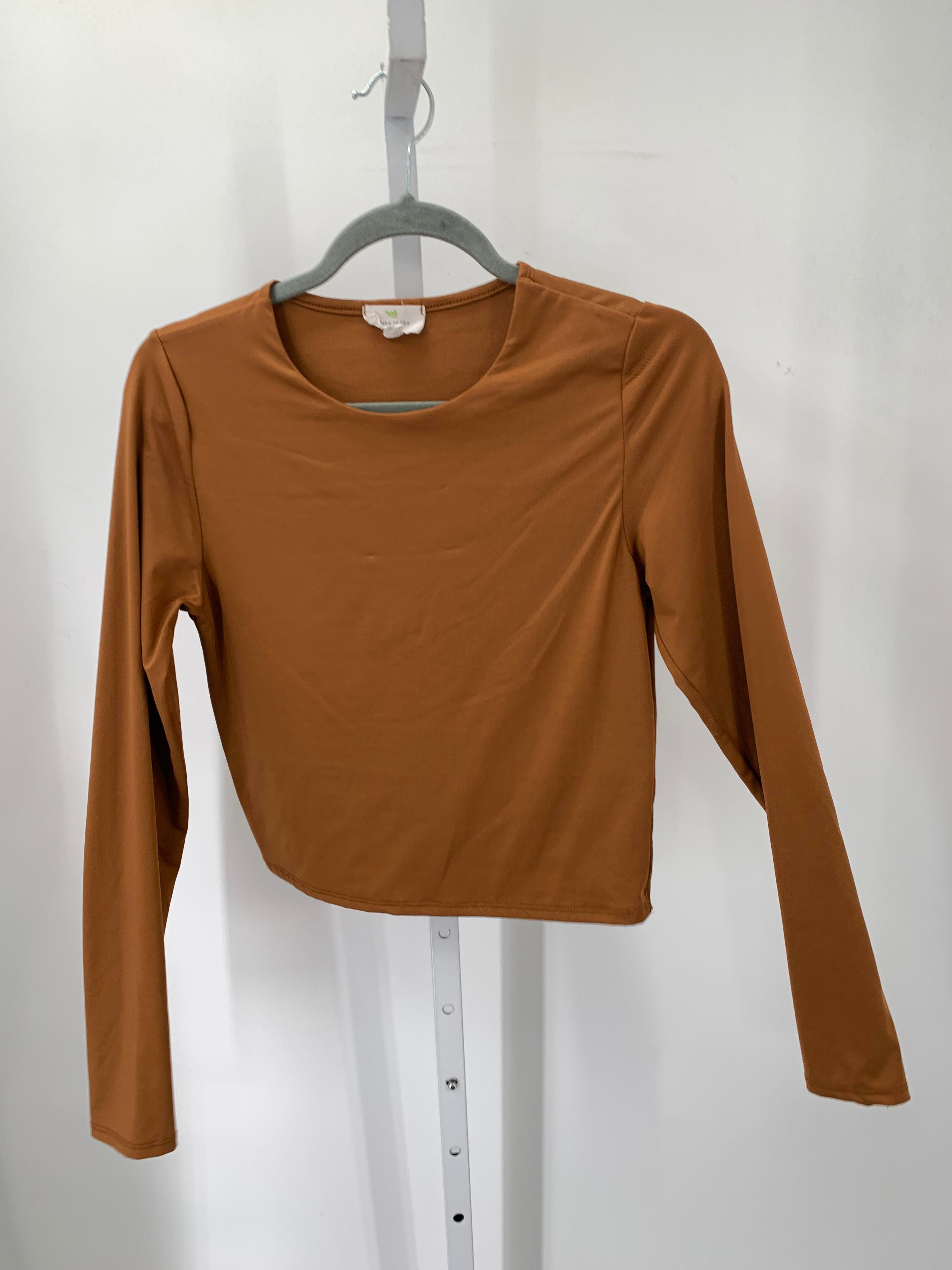 Size Large Juniors Long Sleeve Shirt