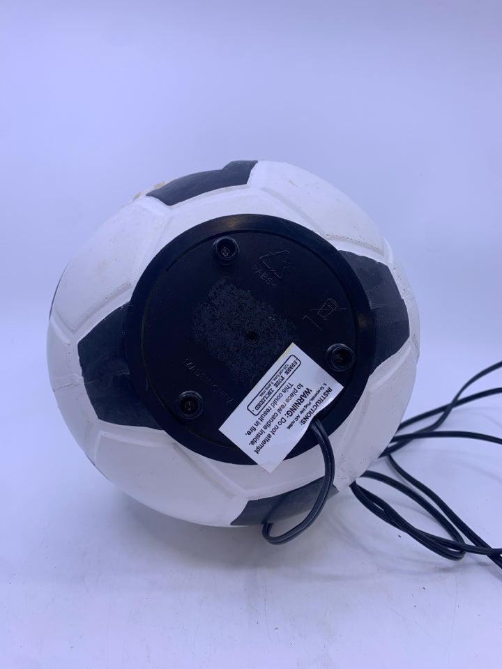 LIGHT UP SOCCER BALL PUMPKIN.