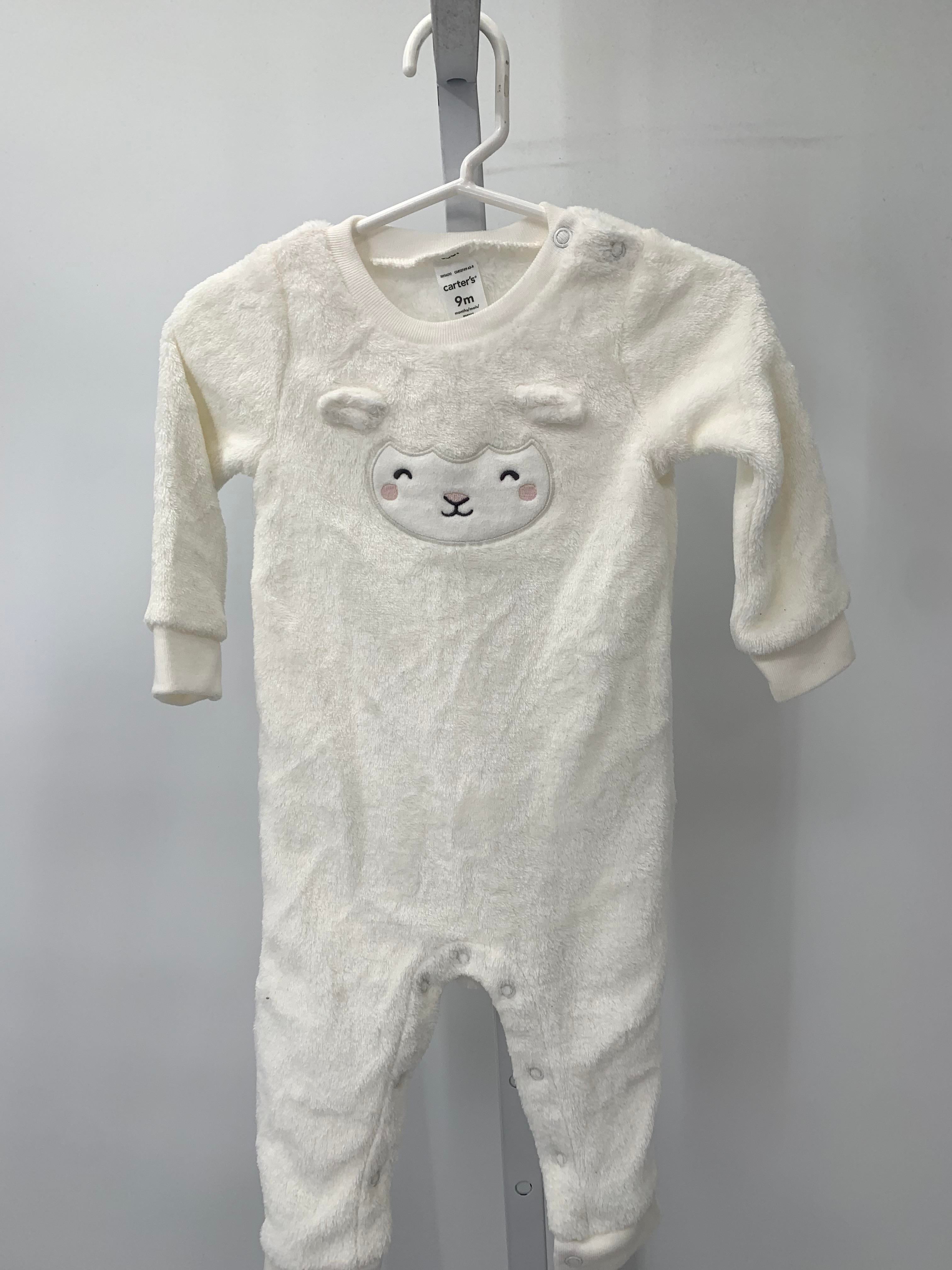 Carters Size 9 Months Girls Long Slv. Romper