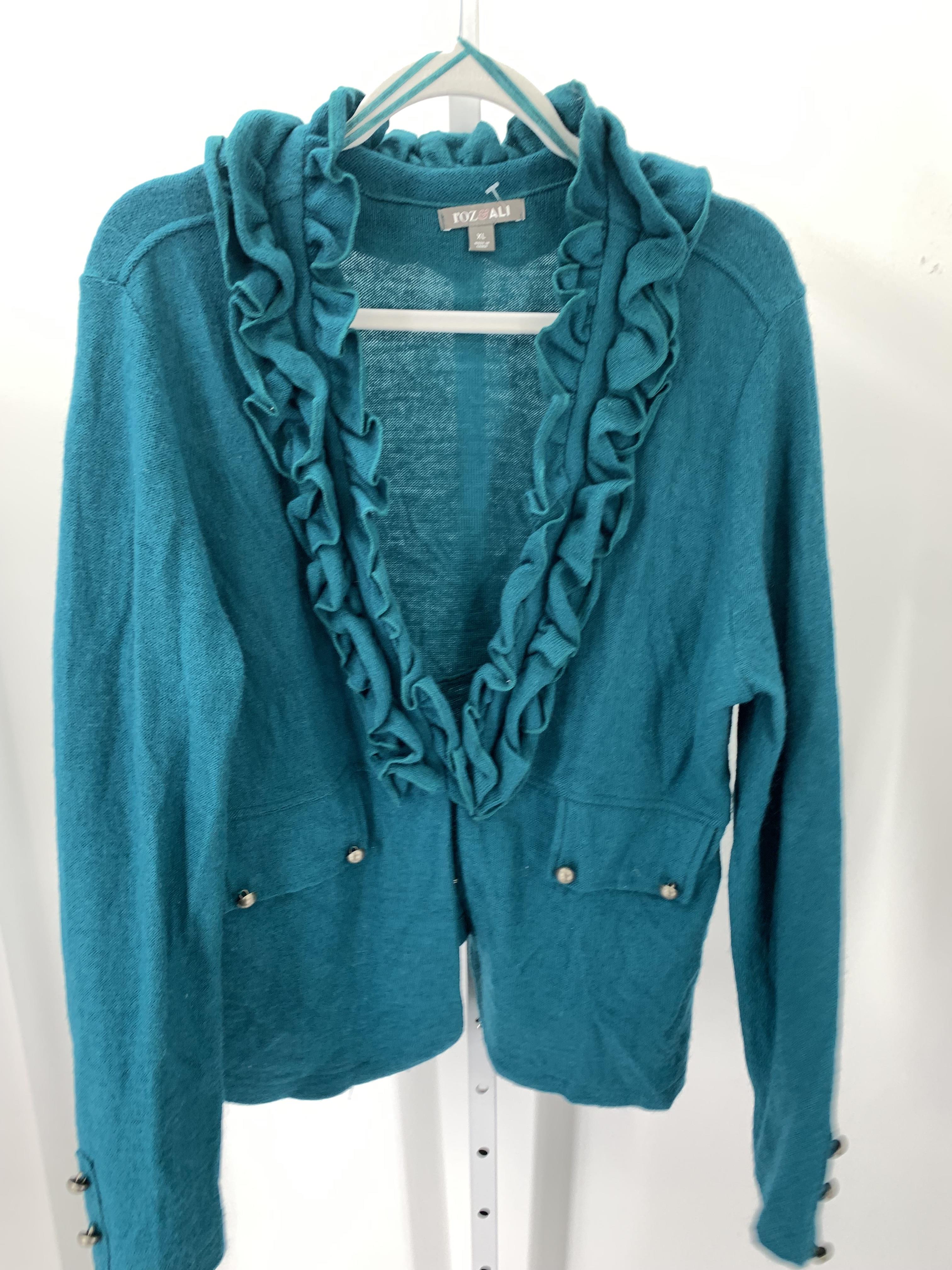 Roz & Ali Size Extra Large Misses Long Slv Sweater