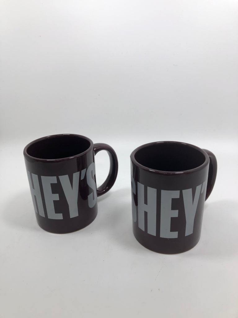 2 HERSHEY KISS MUGS
