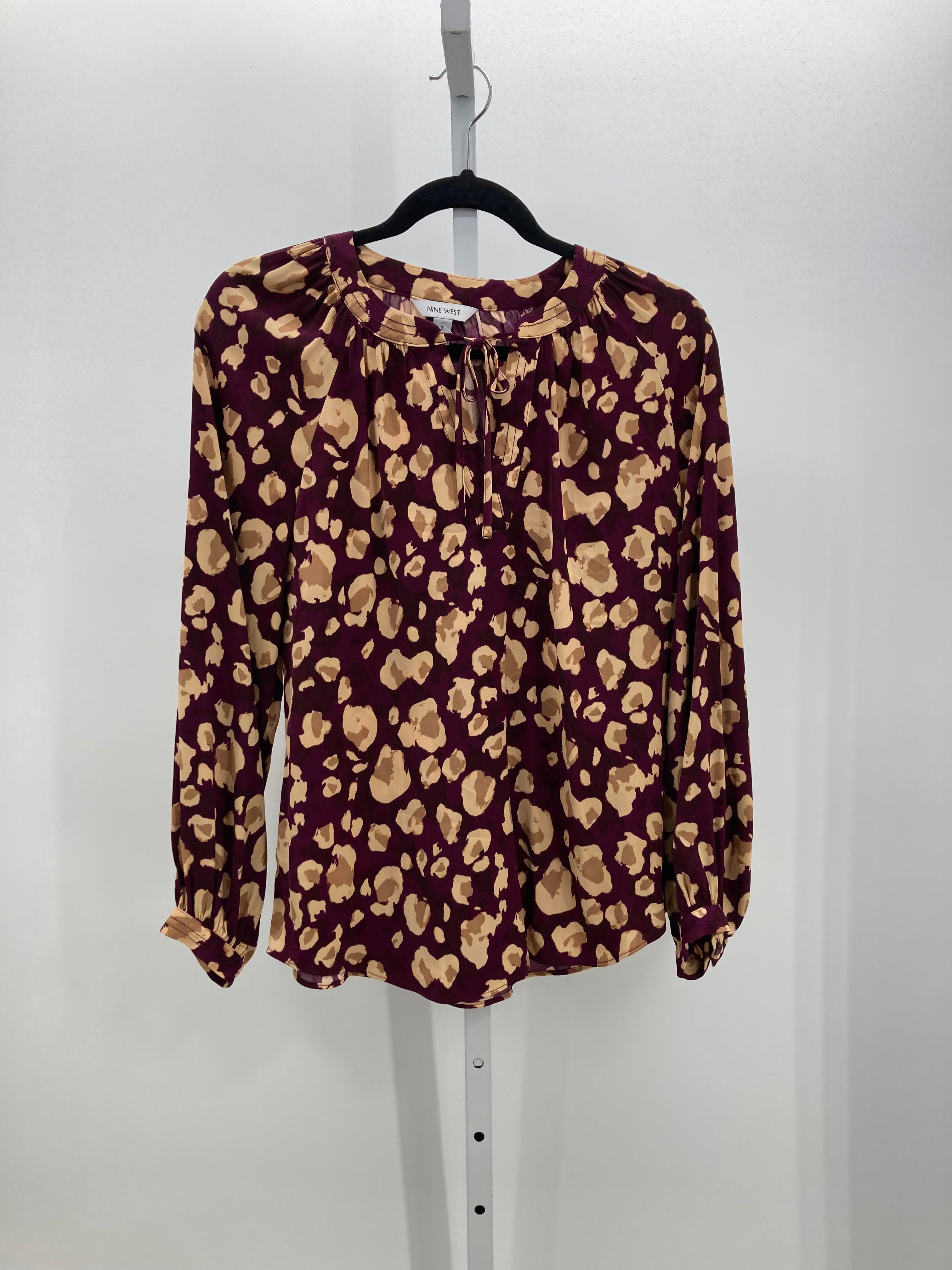 Nine West Size Small Misses Long Sleeve Shirt