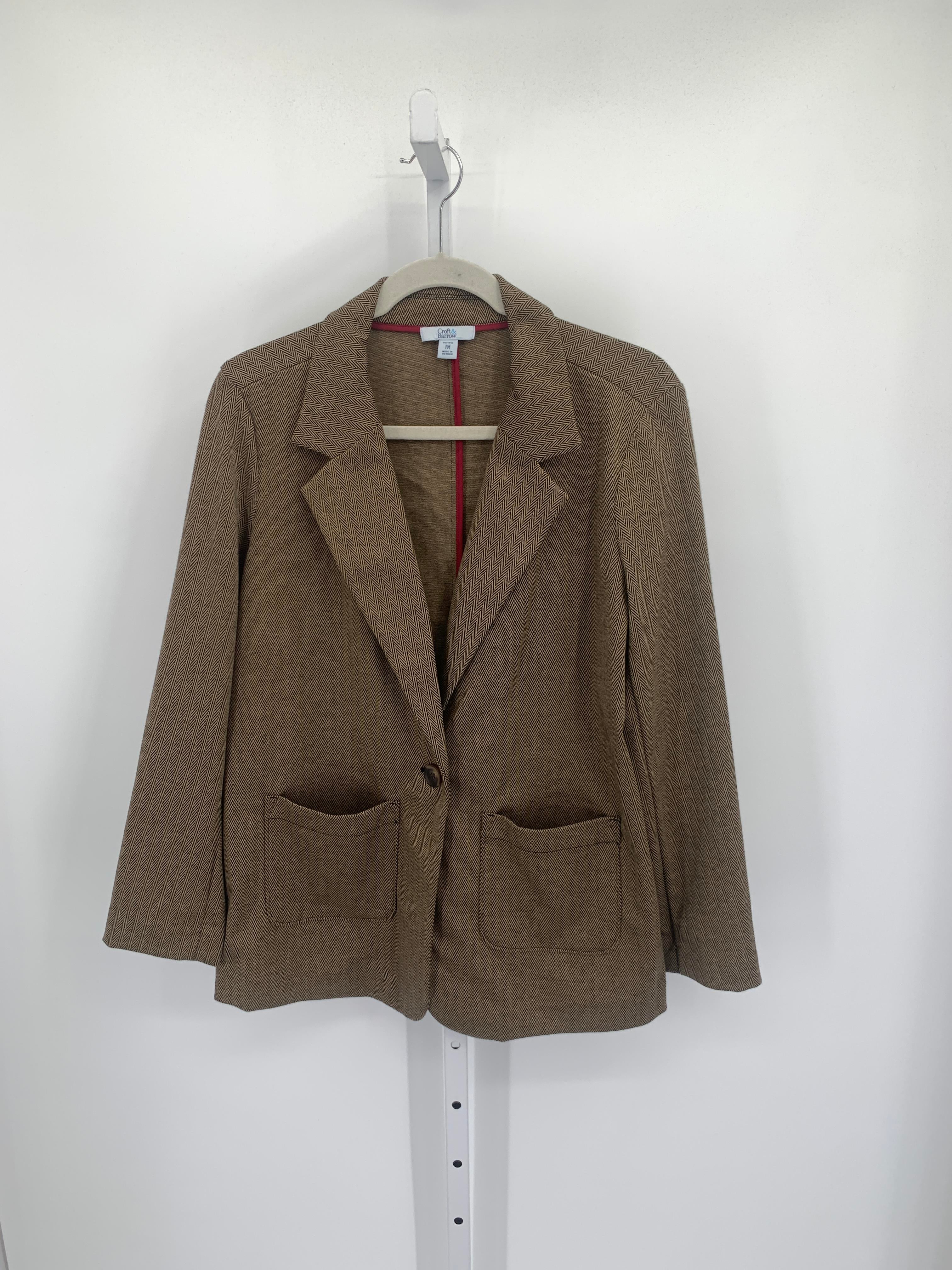 Croft & Barrow Size Medium Petite Petite Blazer