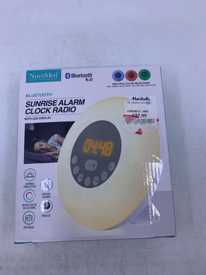 NIB SUNRISE ALARM CLOCK RADIO.