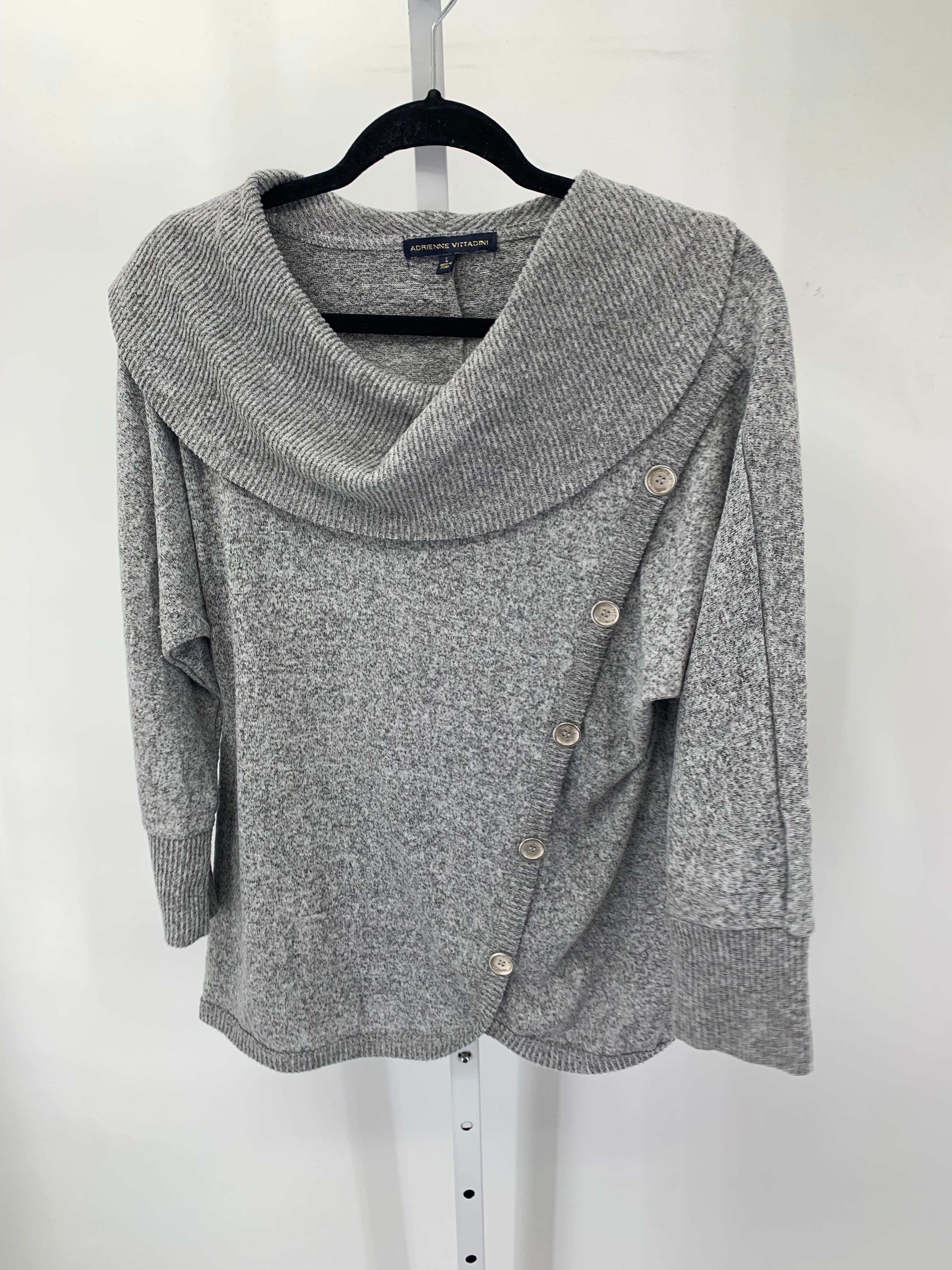 Adrienne Vittadini Size Large Misses 3/4 Sleeve Sweater