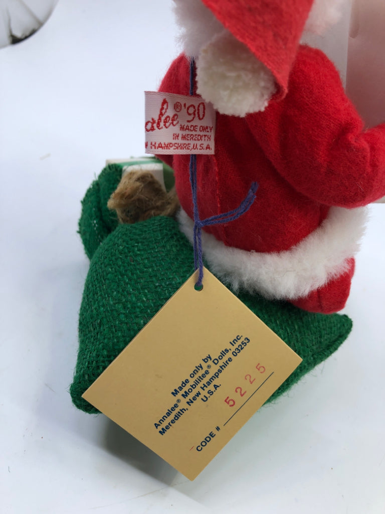ANNA LEE SANTA HOLDING NAUGHTY NICE BOOK.