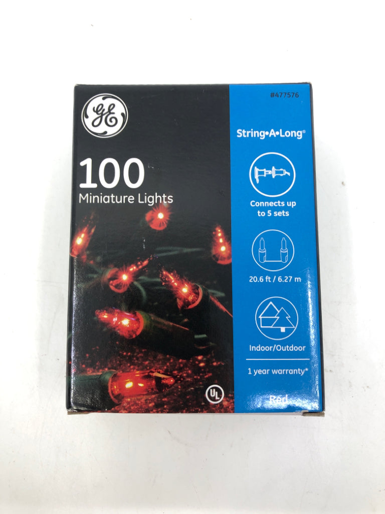 NIB GE 100 MINI LIGHTS.