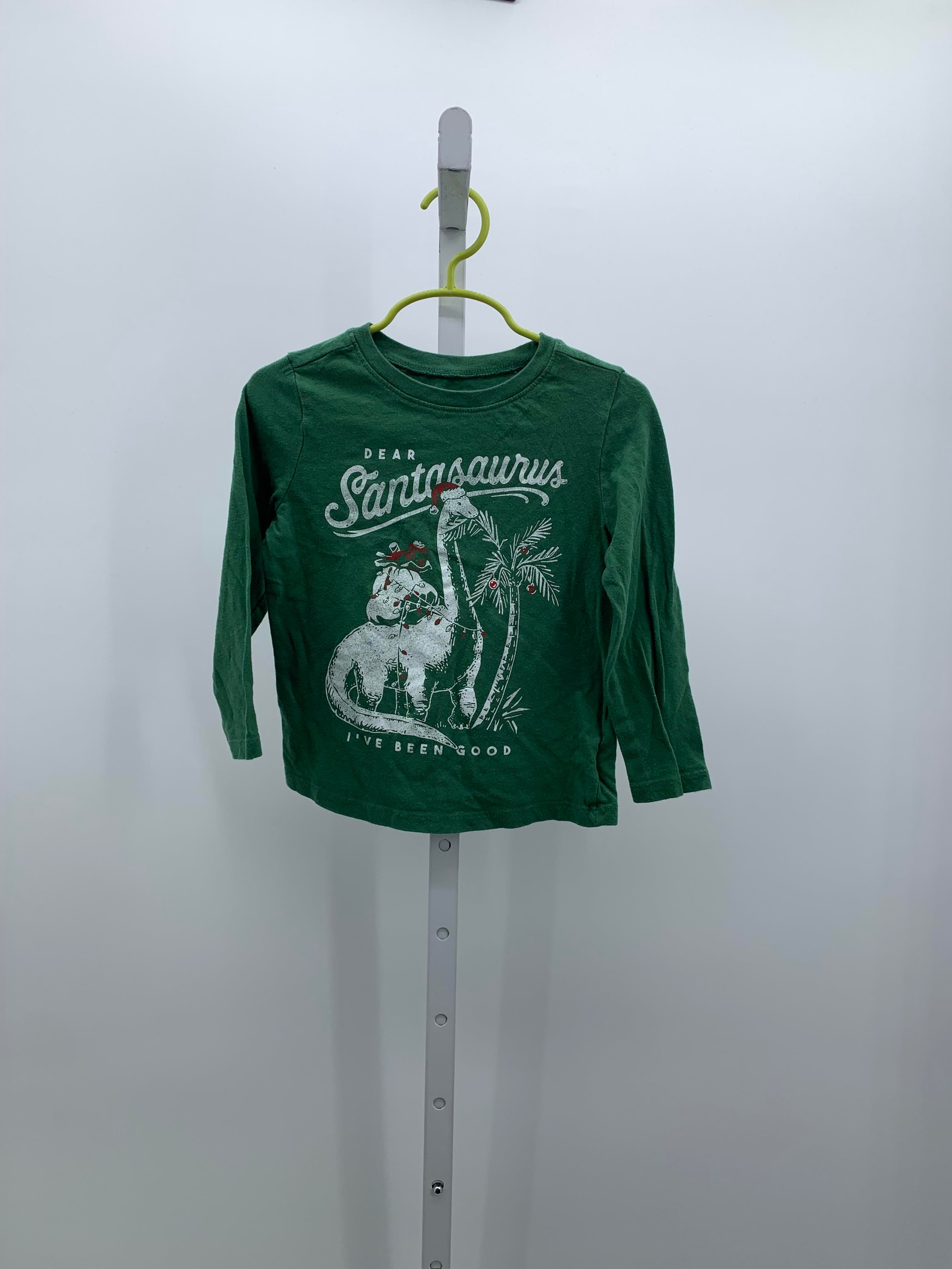 LONG SLV SHIRT DEAR SANTASAURUS