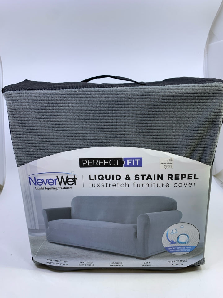 NIP 1 GREY SOFA COVER PERFECT FIT.