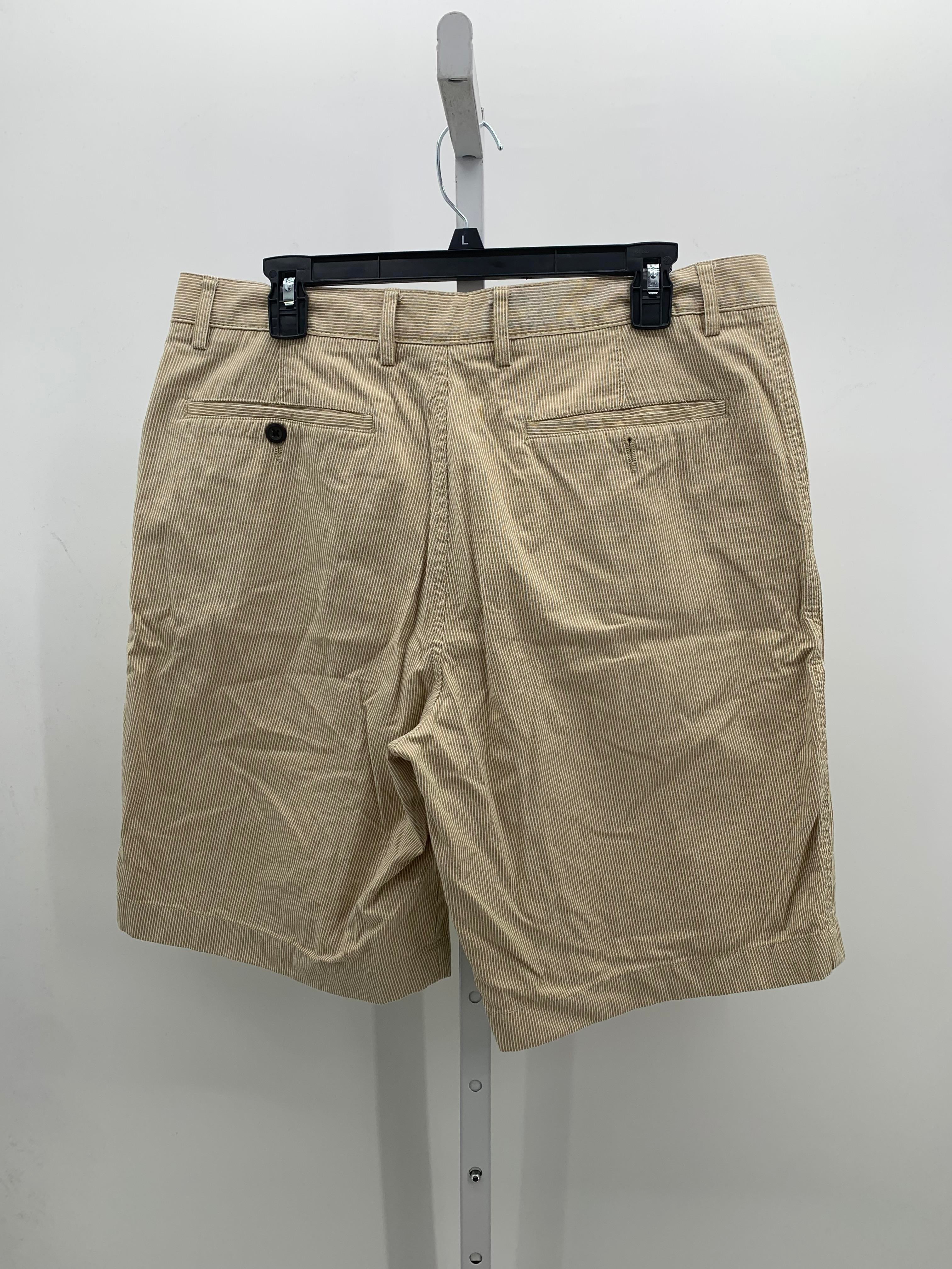 STRIPES KHAKI SHORTS