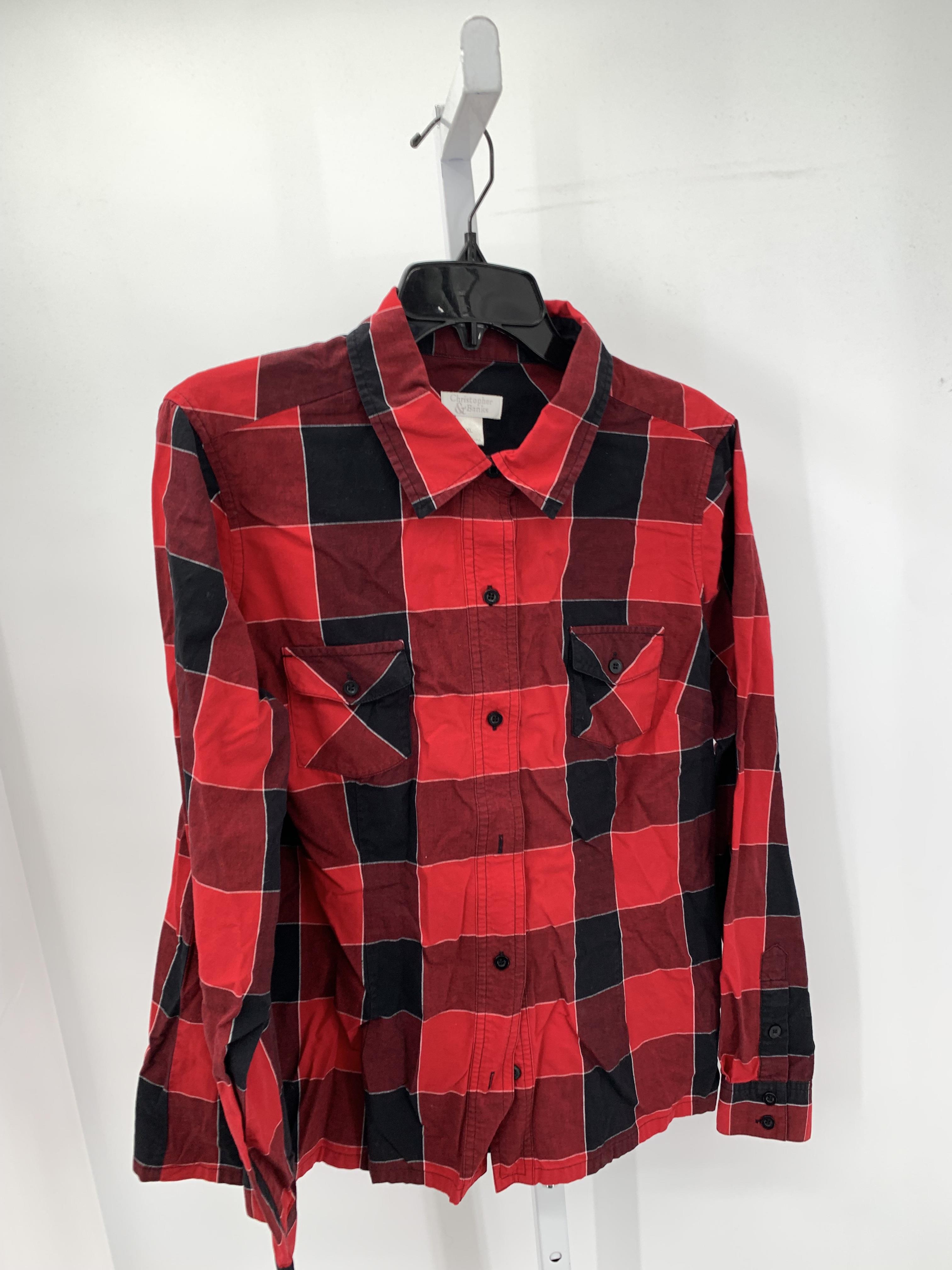 Christopher & Banks Size Extra Large Misses Long Sleeve Shirt