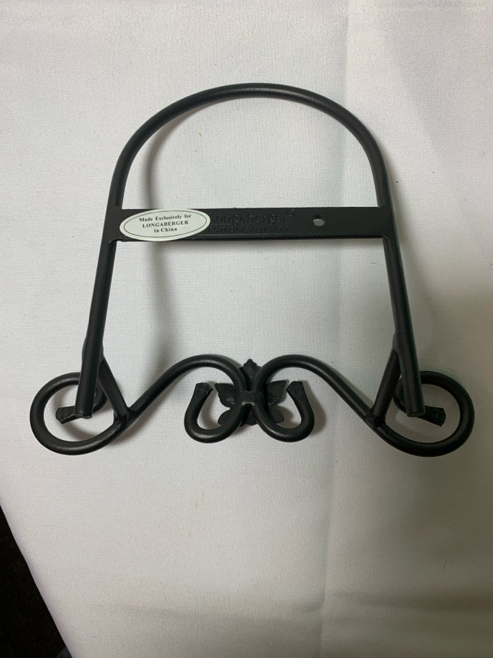 NIB LONGABERGER WROUGHT IRON EASEL.